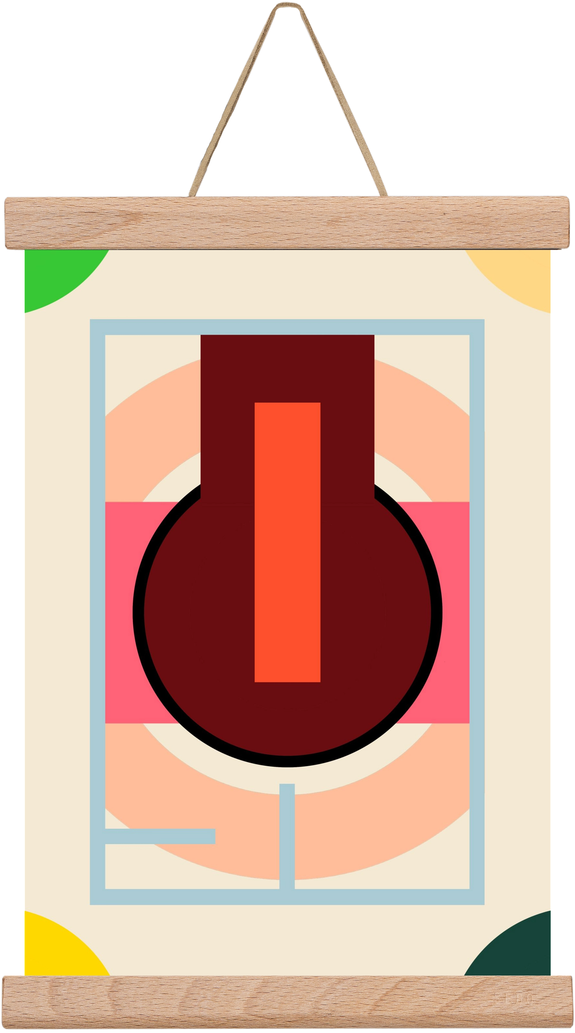 PLAN, 20x30 cm (20x30 cm), Tölgy akasztó