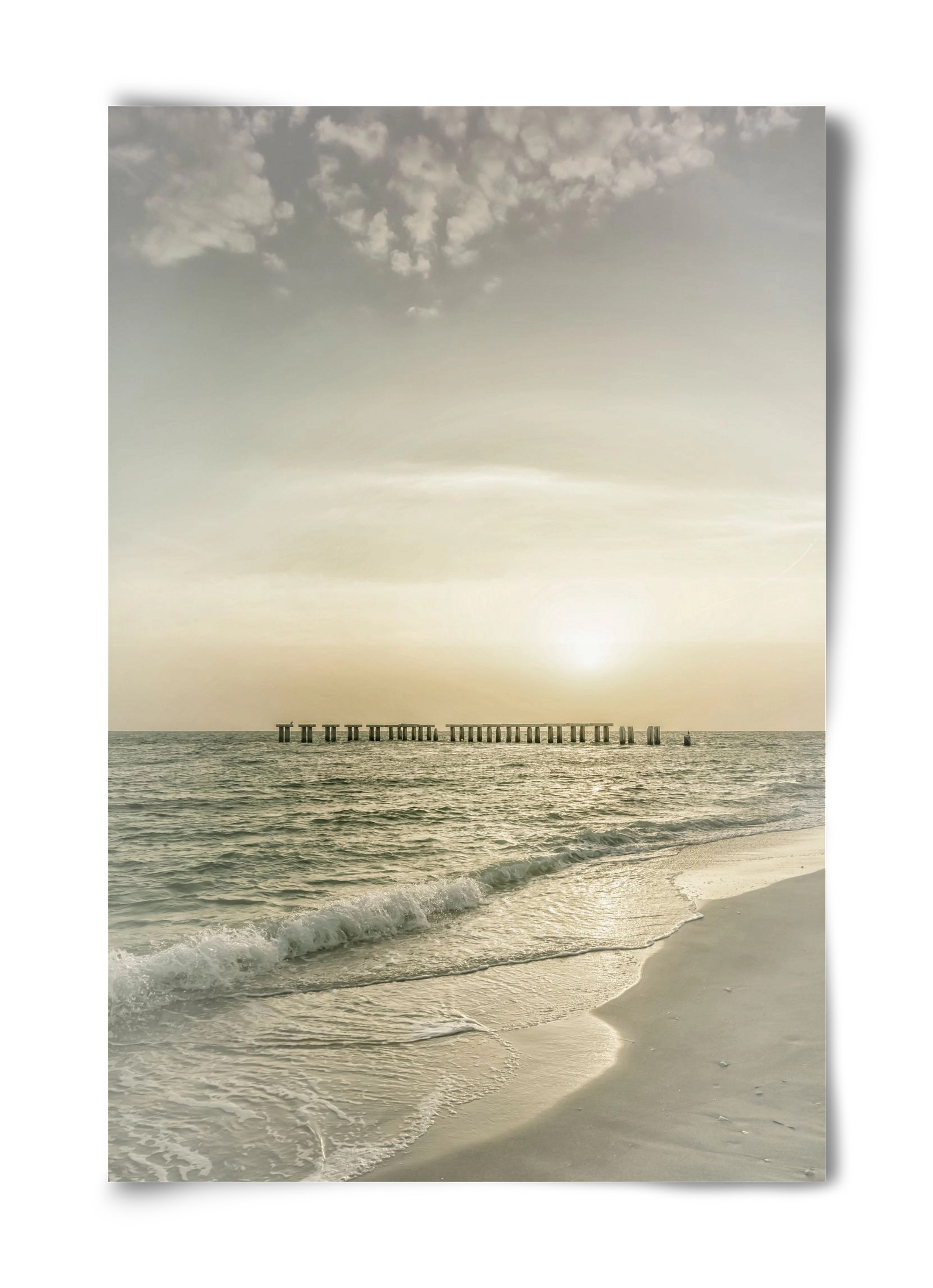 Gasparilla Island Sunset | Vintage, 40x60 cm, Keret nélkül