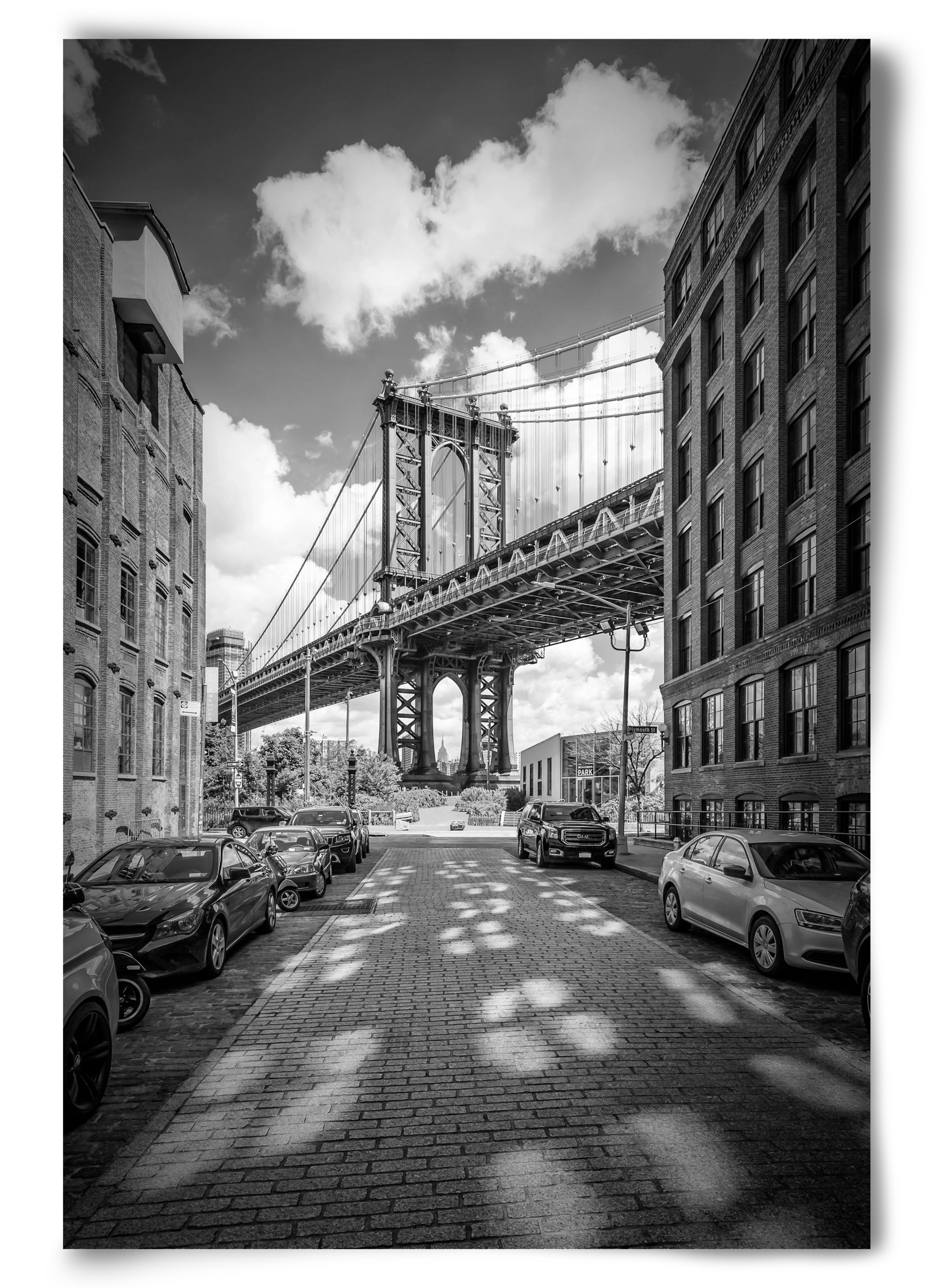 NEW YORK CITY Manhattan Bridge, 60x90 cm, Keret nélkül