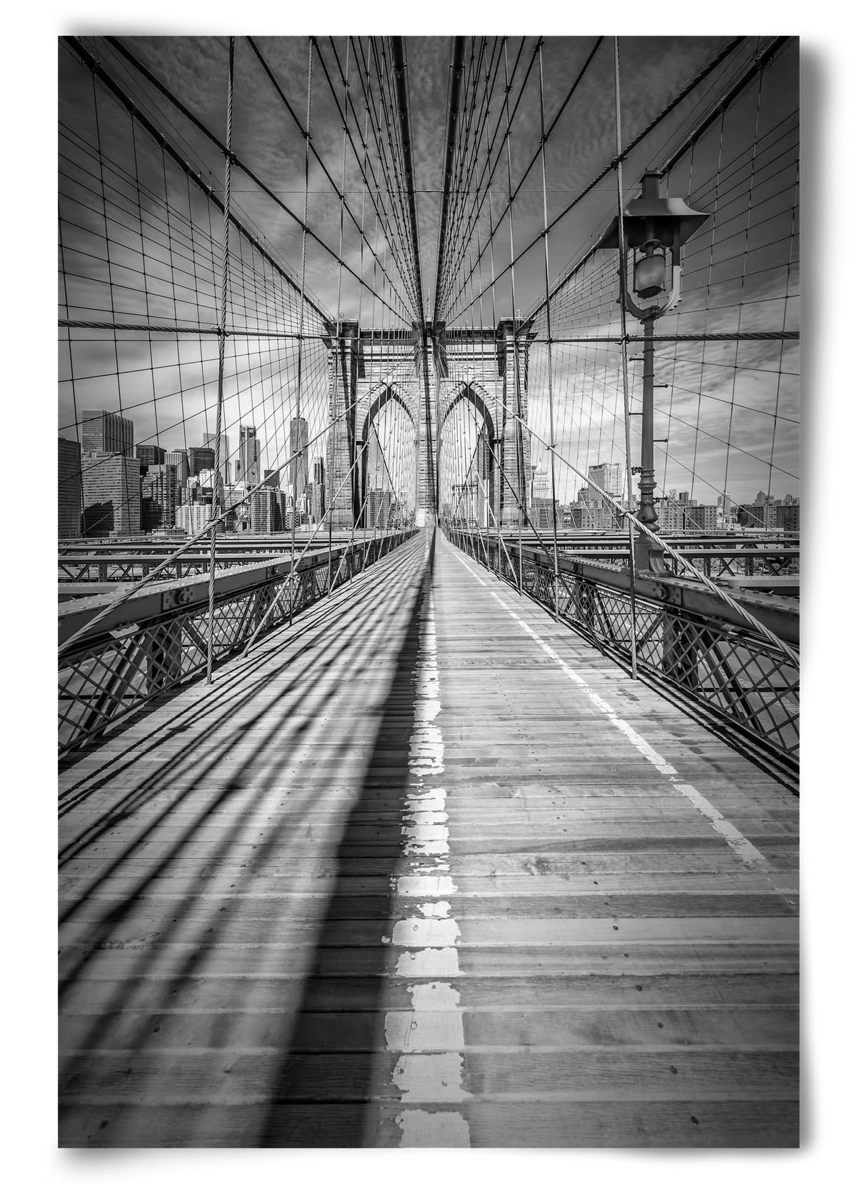 NEW YORK CITY Brooklyn Bridge, 60x90 cm, Keret nélkül
