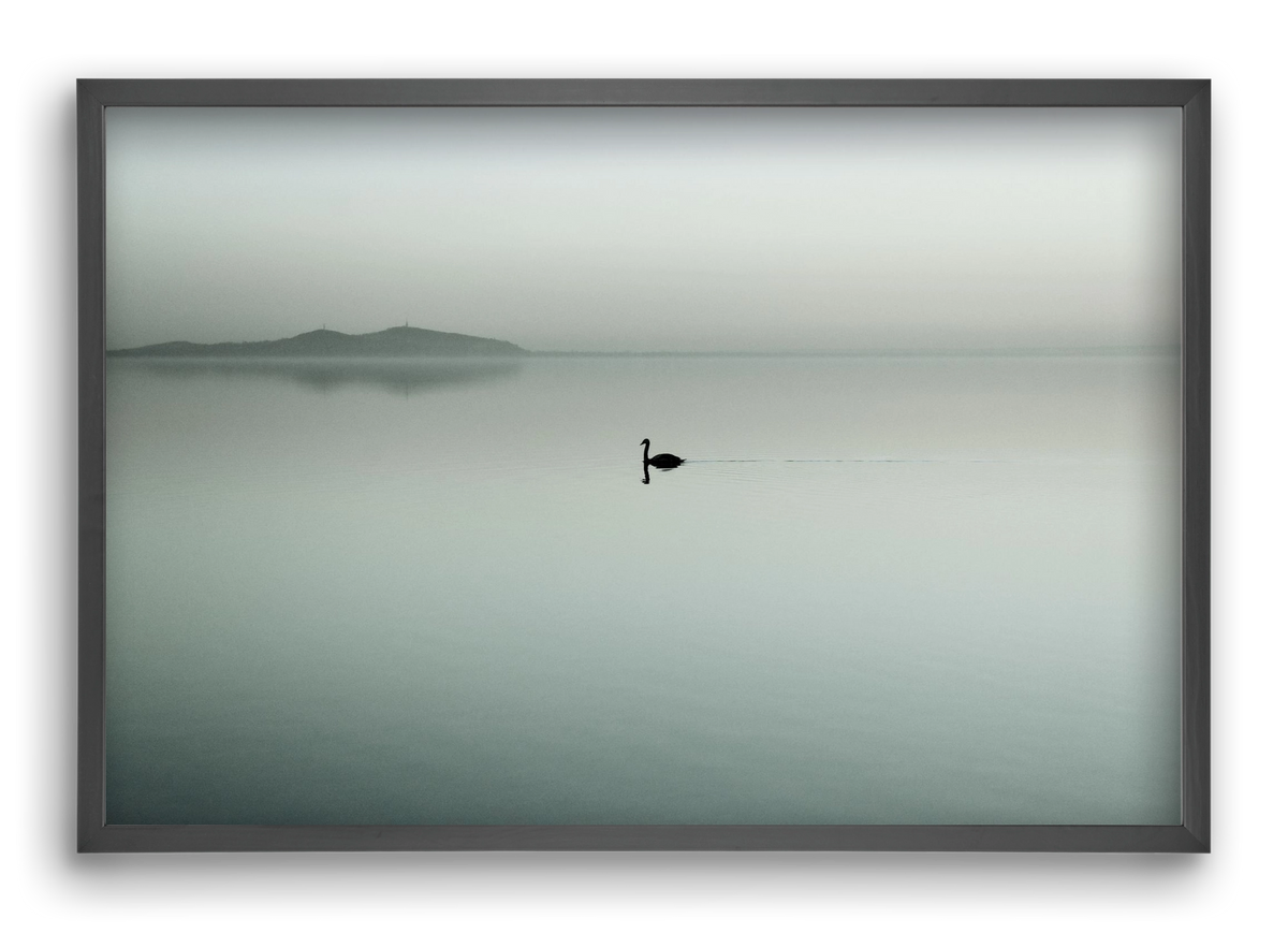 Helix, 60x40 cm (60x40 cm), Fekete keret