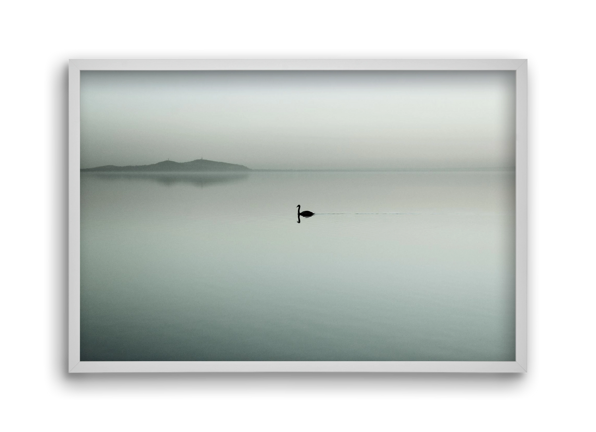 Helix, 45x30 cm (45x30 cm), Fehér keret