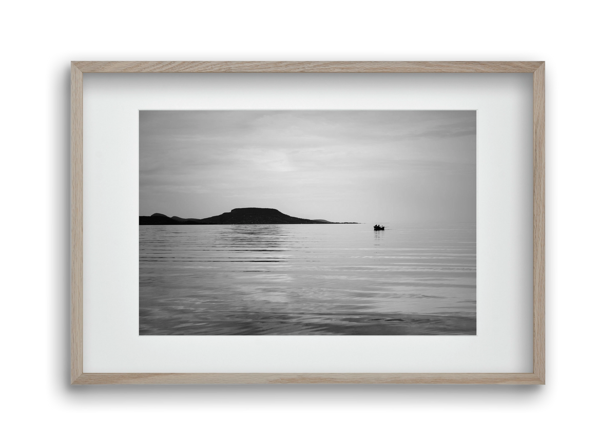 Delov, 45x30 cm (30x20 cm), Tölgy keret, paszpartuval