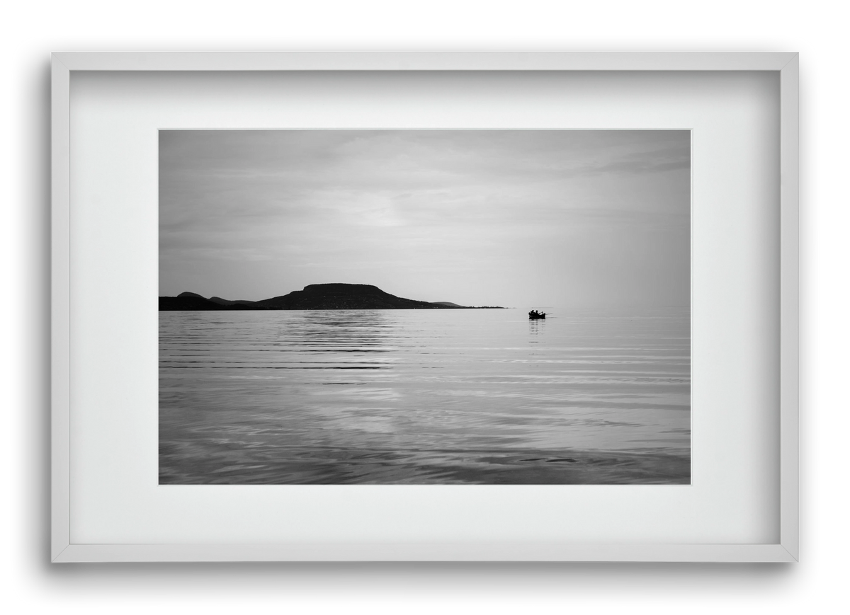 Delov, 60x40 cm (45x30 cm), Fehér keret, paszpartuval