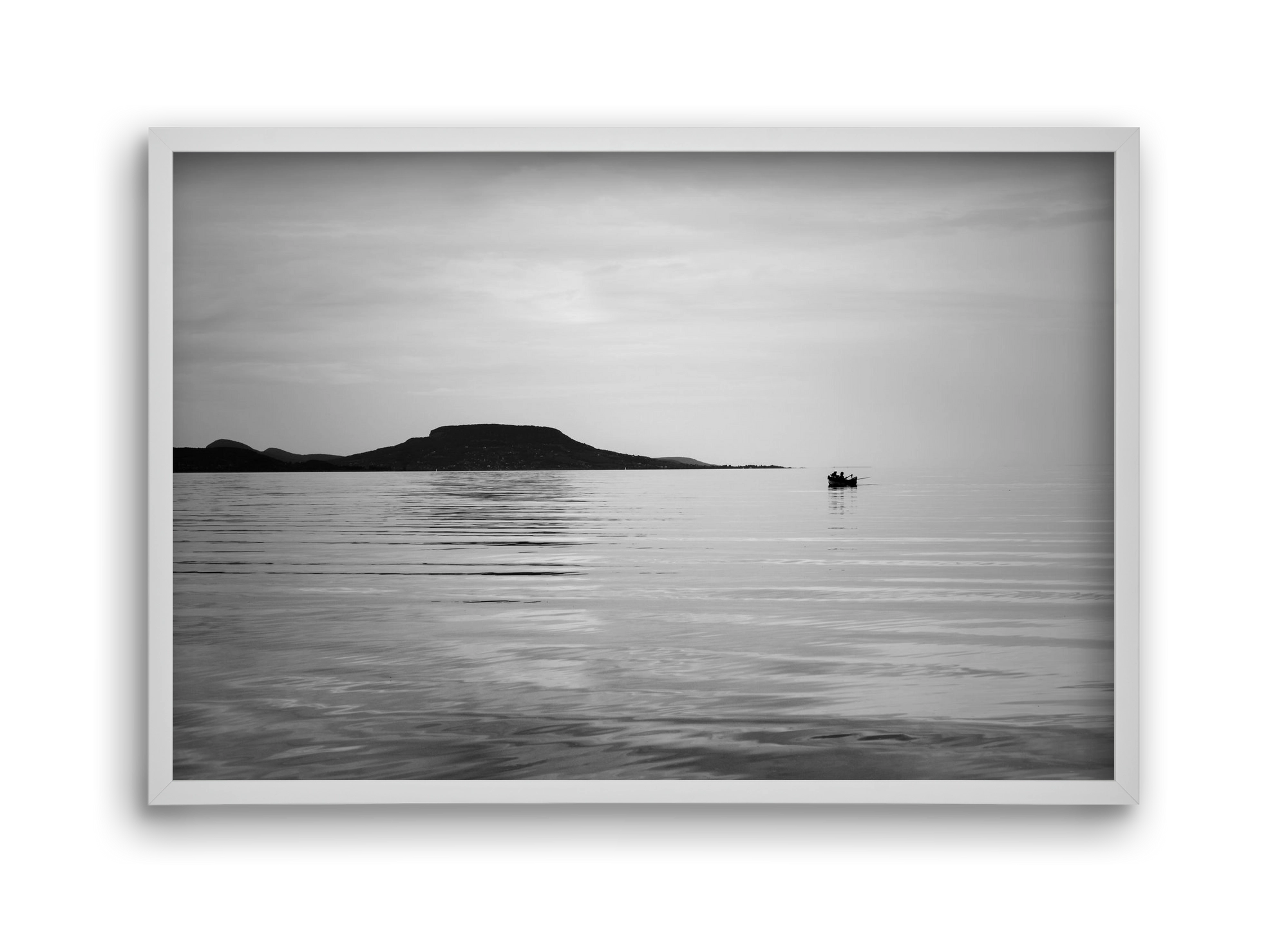 Delov, 45x30 cm (45x30 cm), Fehér keret