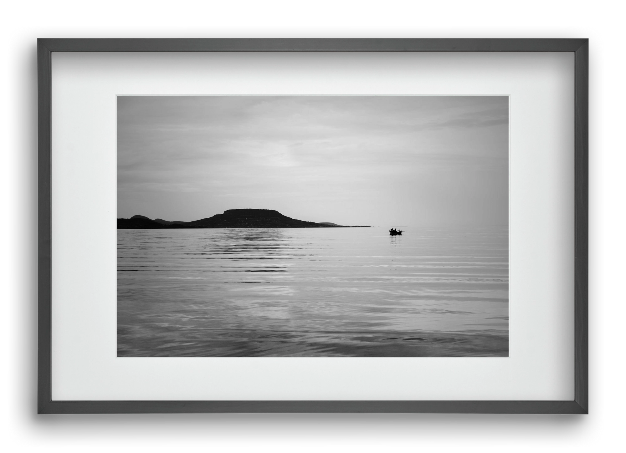 Delov, 60x40 cm (45x30 cm), Fekete keret, paszpartuval
