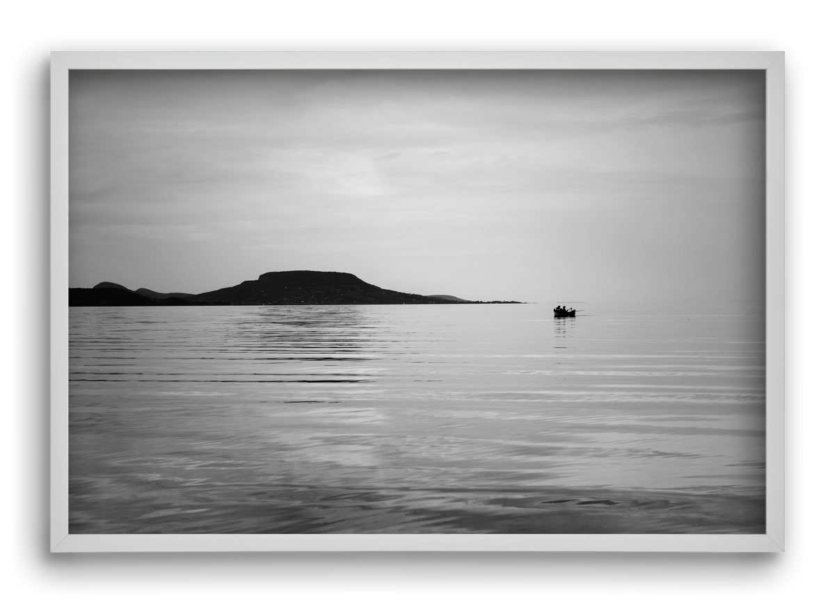 Delov, 60x40 cm (60x40 cm), Fehér keret