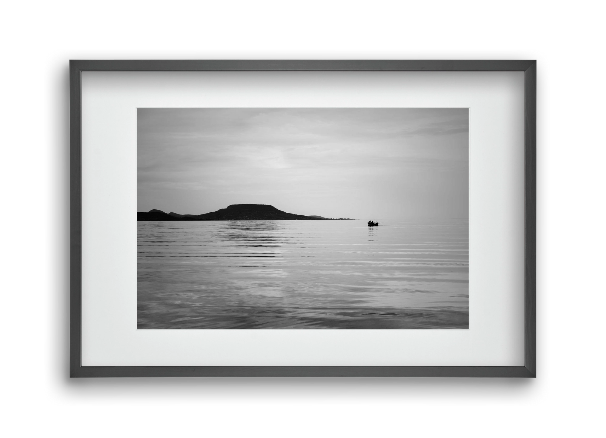 Delov, 45x30 cm (30x20 cm), Fekete keret, paszpartuval