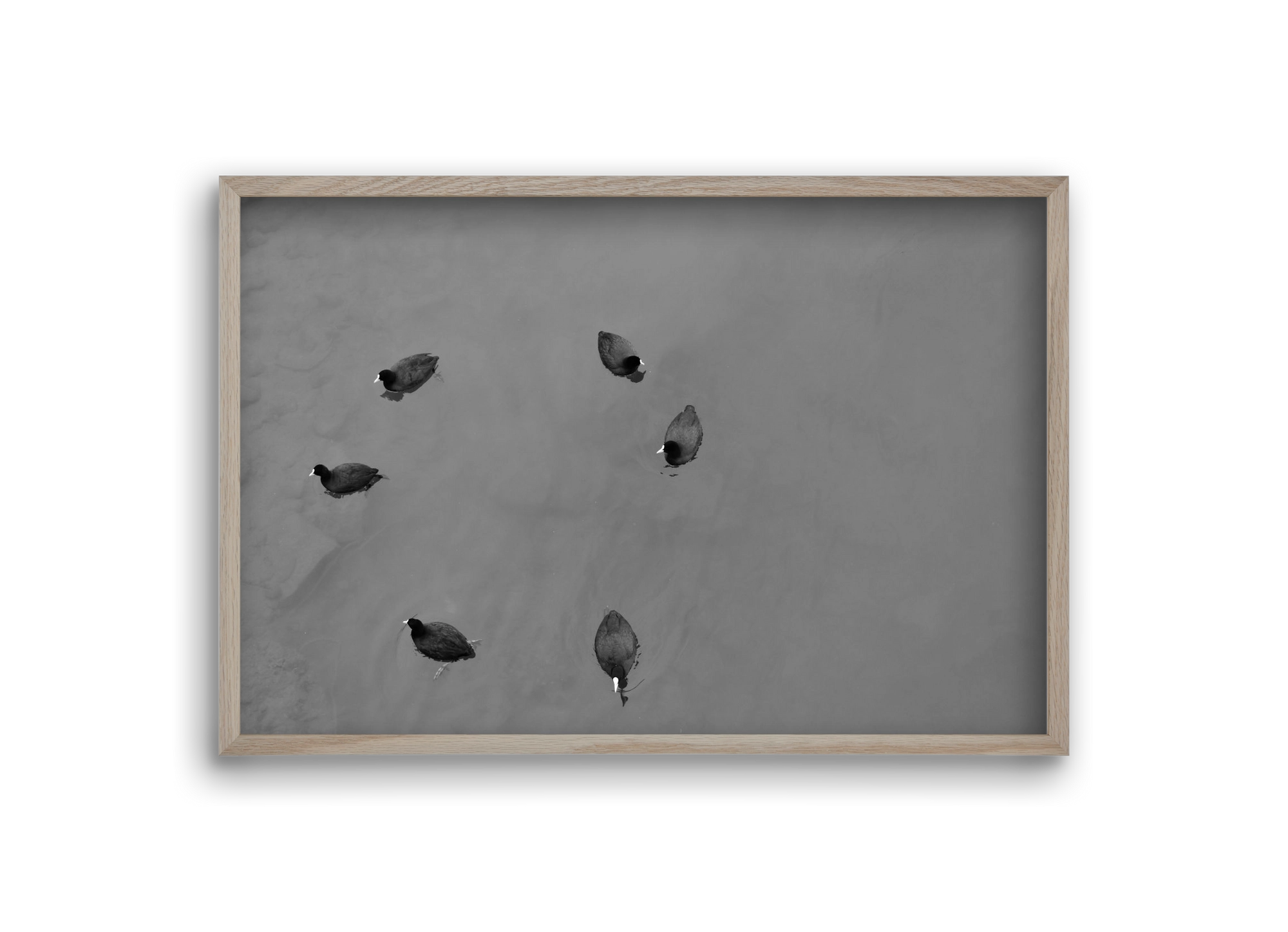 Round, 30x20 cm (30x20 cm), Tölgy keret