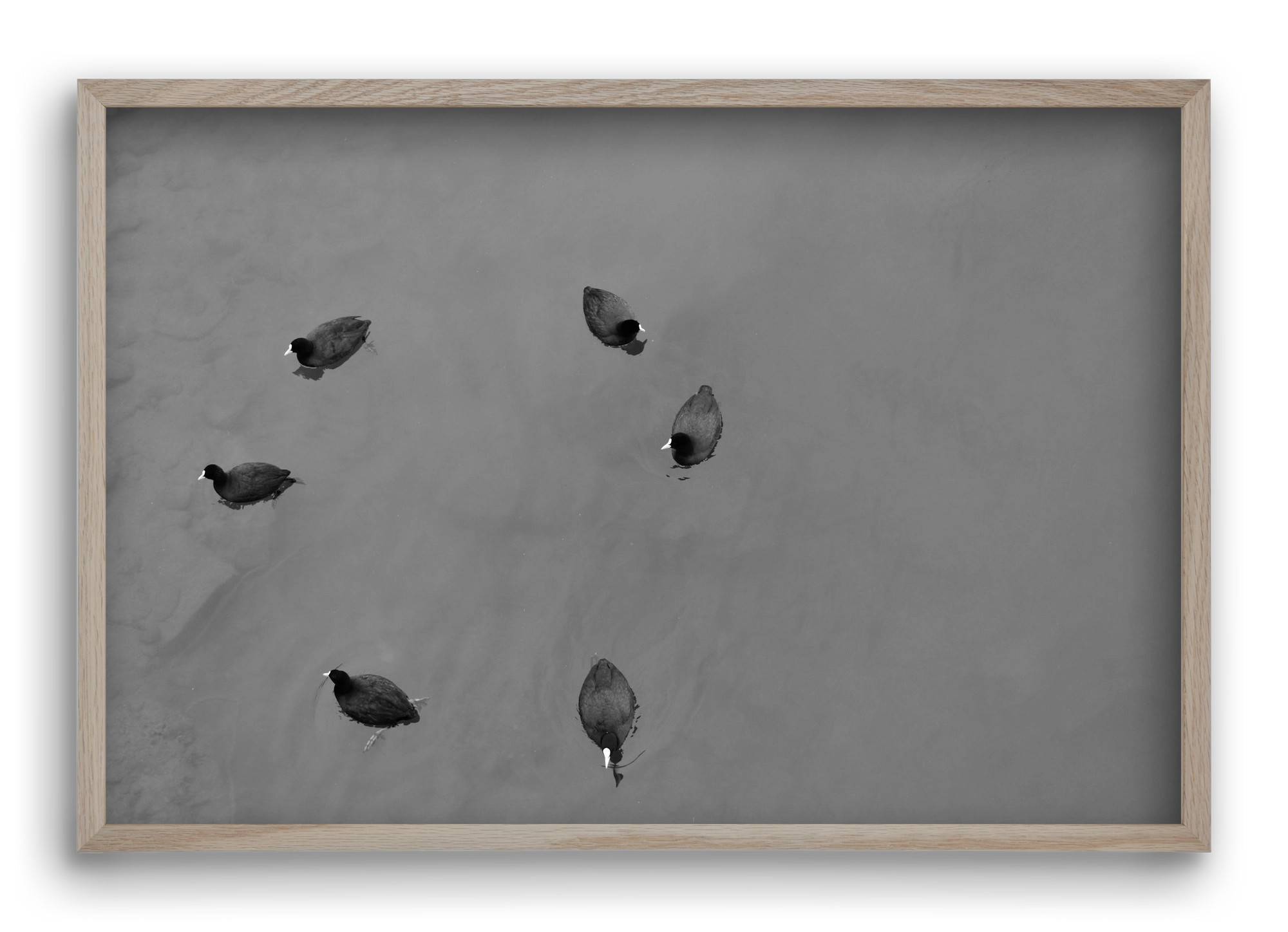 Round, 60x40 cm (60x40 cm), Tölgy keret