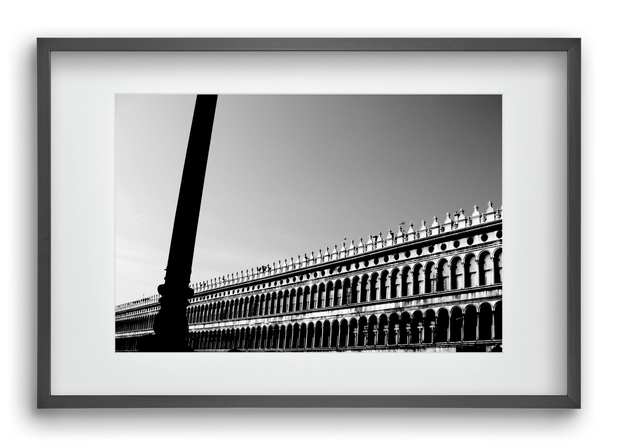 progress, 60x40 cm (45x30 cm), Fekete keret, paszpartuval