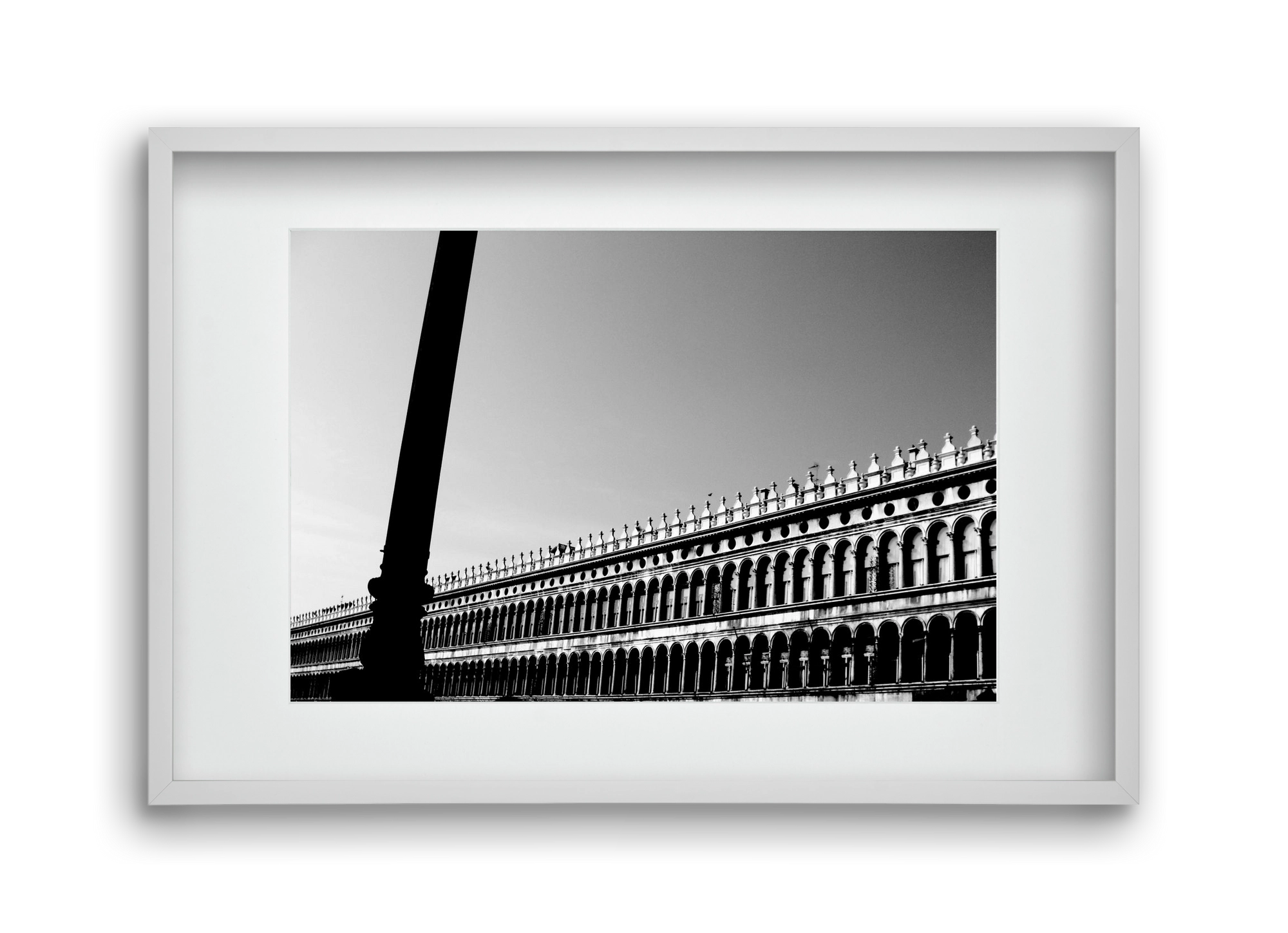 progress, 45x30 cm (30x20 cm), Fehér keret, paszpartuval