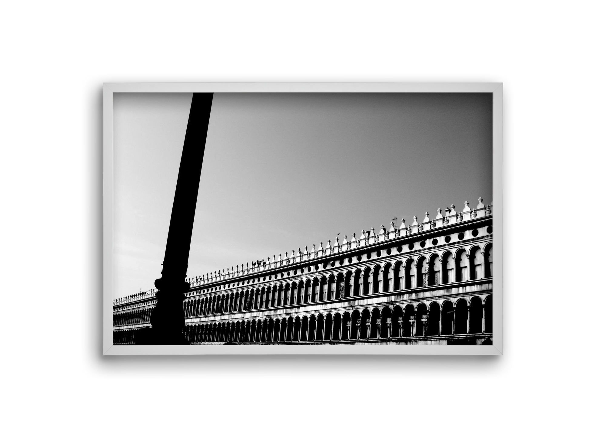 progress, 30x20 cm (30x20 cm), Fehér keret