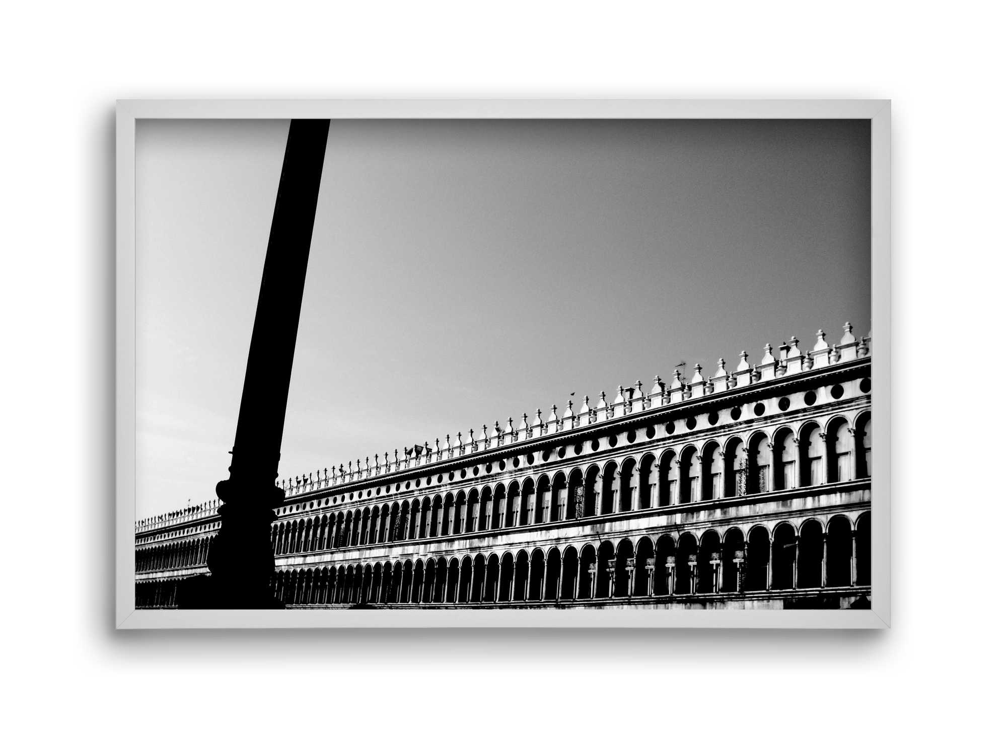 progress, 45x30 cm (45x30 cm), Fehér keret