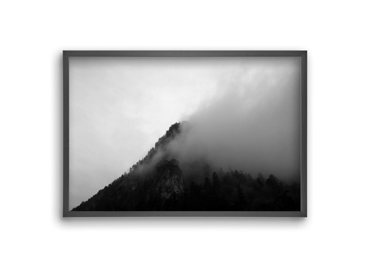 Alps, 30x20 cm (30x20 cm), Fekete keret