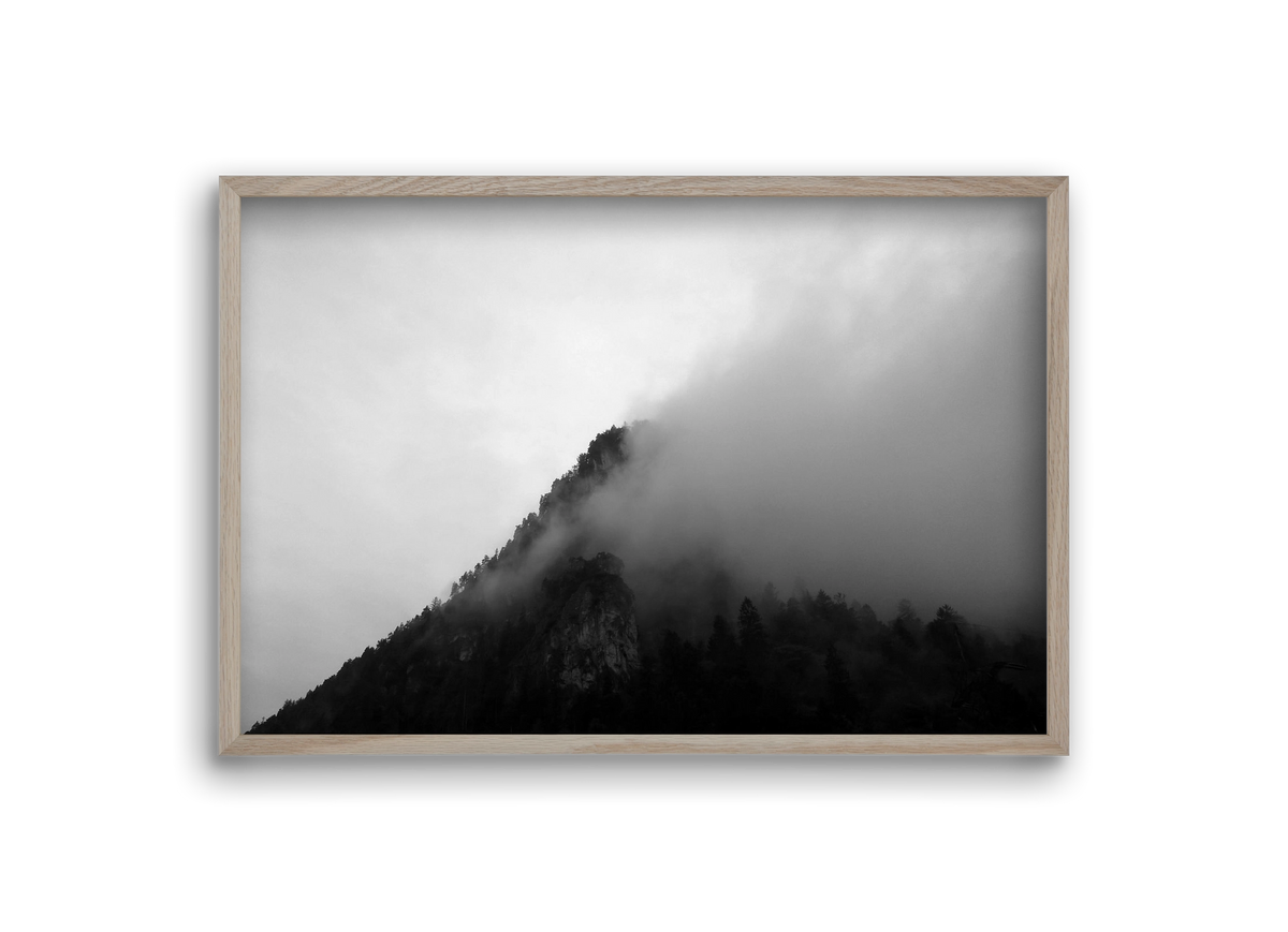 Alps, 30x20 cm (30x20 cm), Tölgy keret