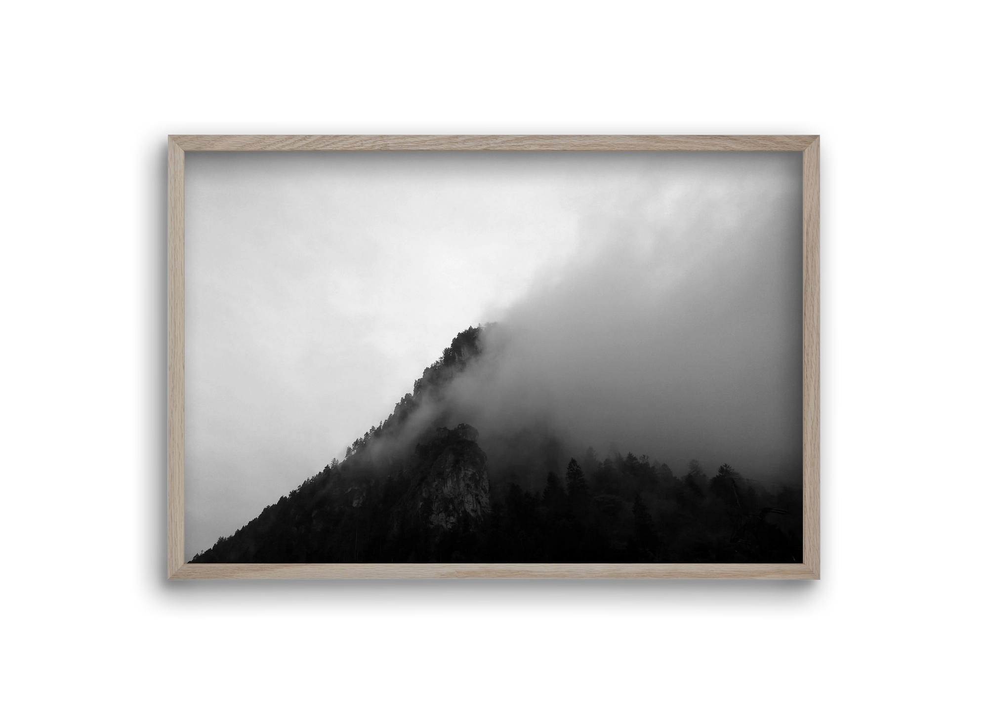 Alps, 30x20 cm (30x20 cm), Tölgy keret