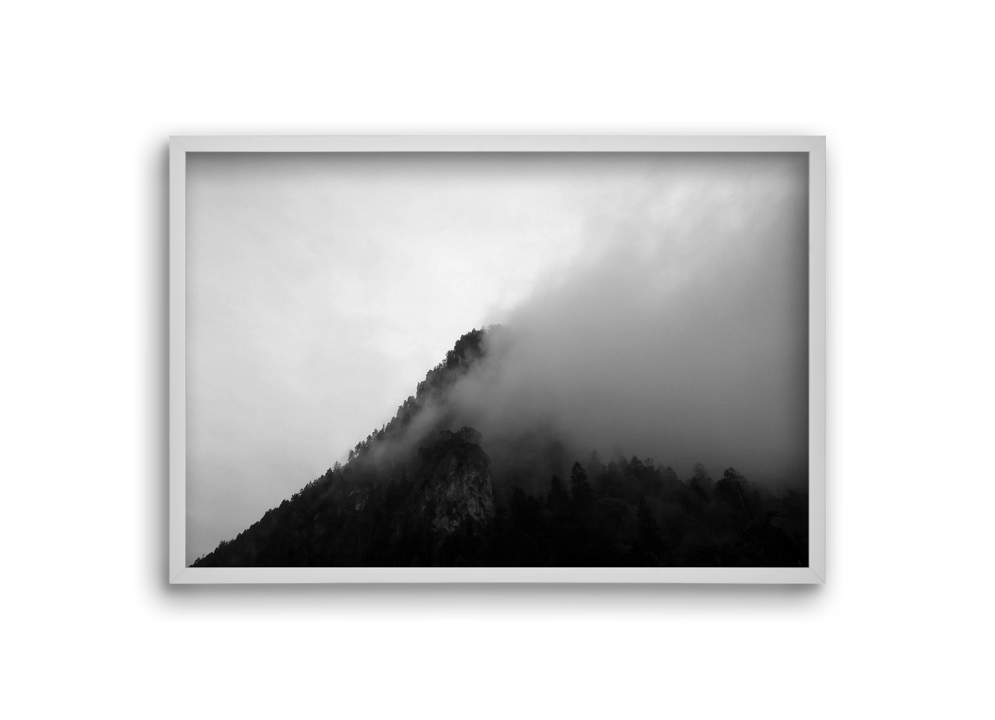 Alps, 30x20 cm (30x20 cm), Fehér keret