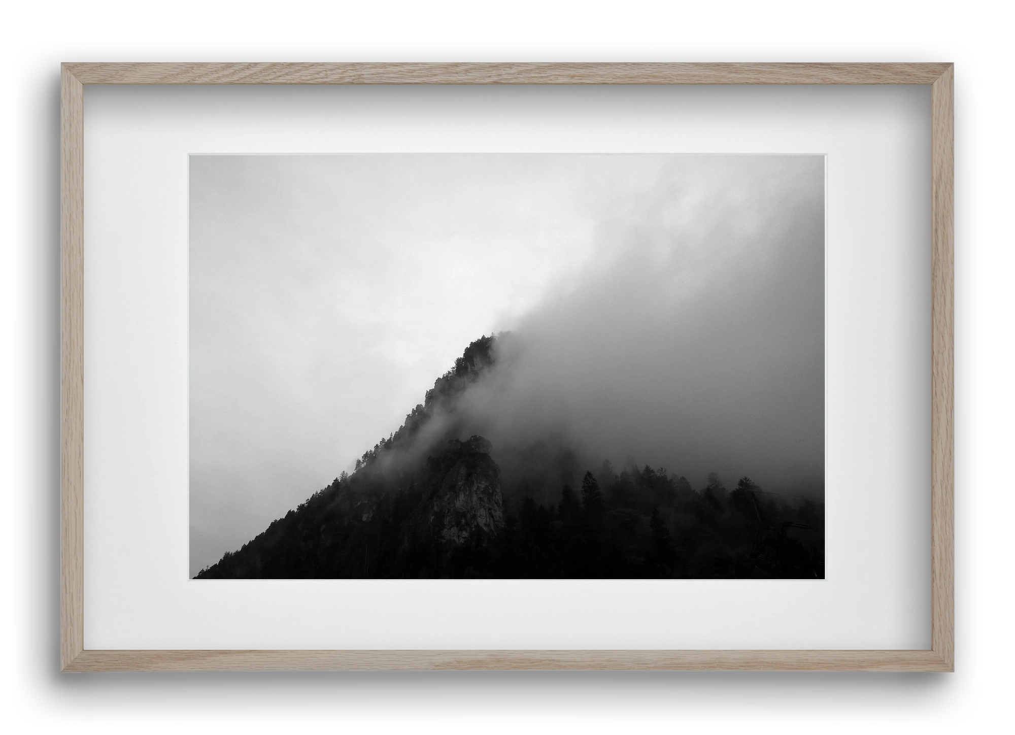 Alps, 60x40 cm (45x30 cm), Tölgy keret, paszpartuval