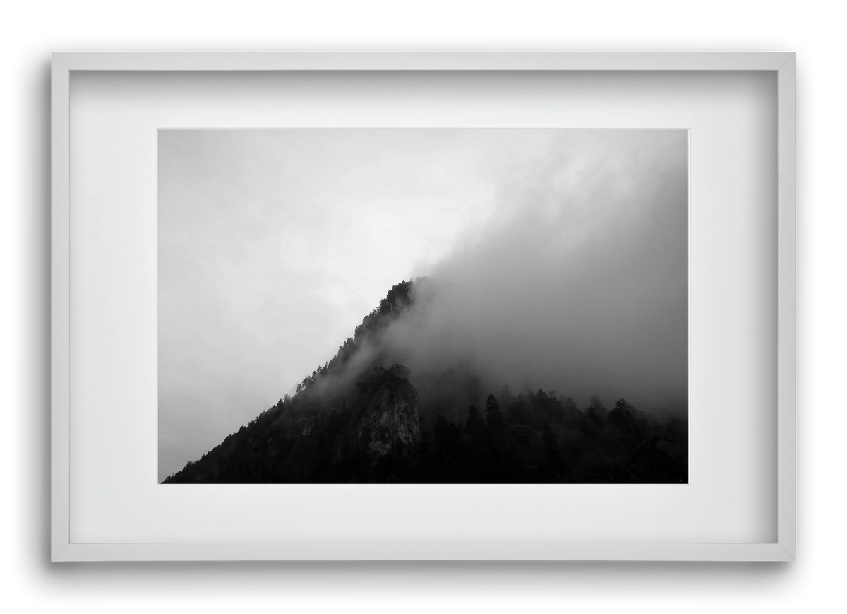 Alps, 60x40 cm (45x30 cm), Fehér keret, paszpartuval