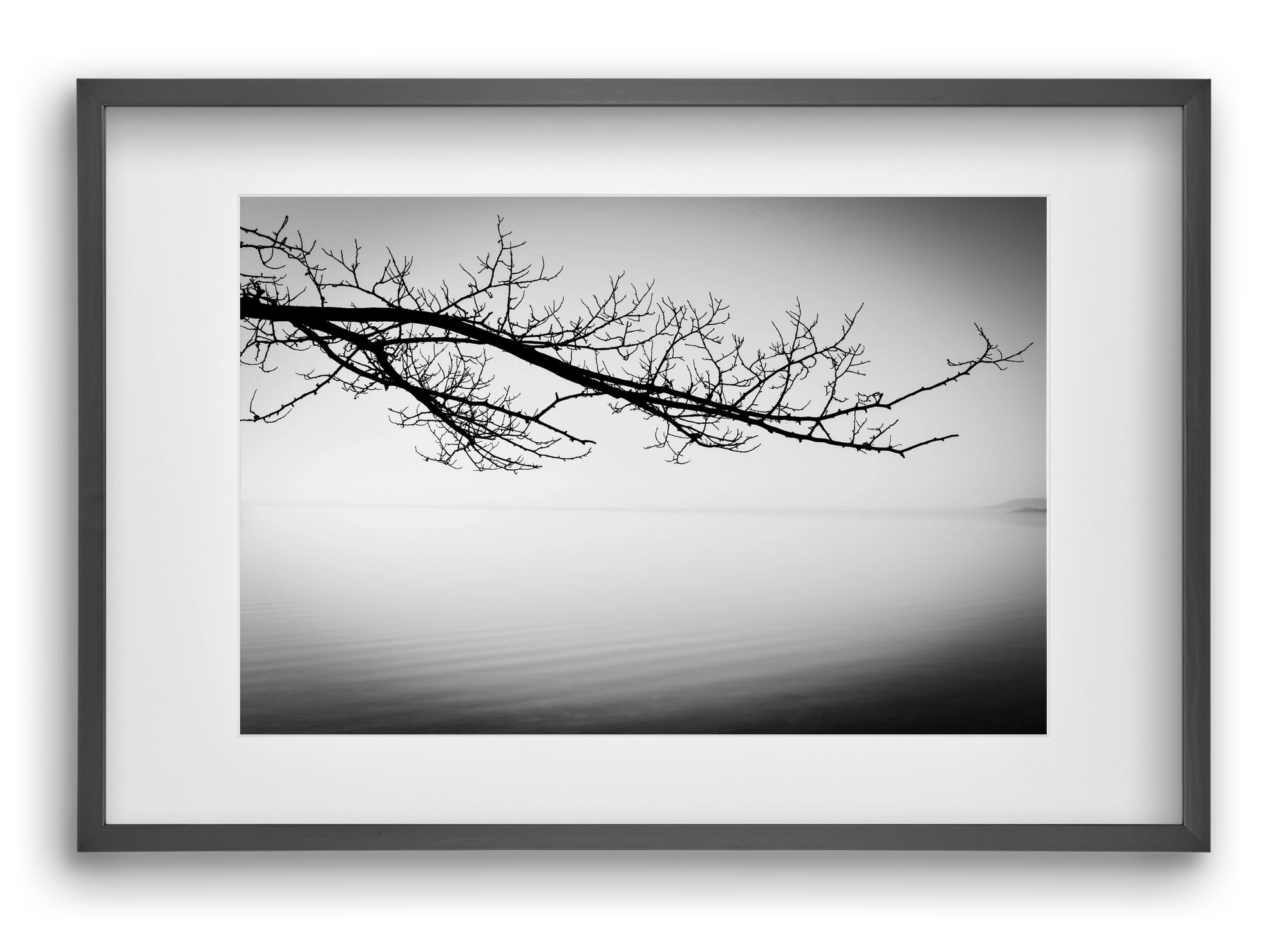 Sajkod, 60x40 cm (45x30 cm), Fekete keret, paszpartuval