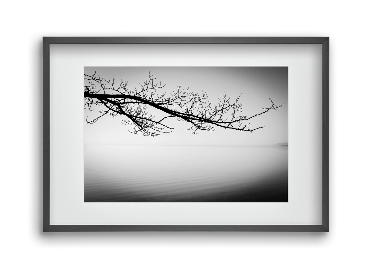 Sajkod, 45x30 cm (30x20 cm), Fekete keret, paszpartuval