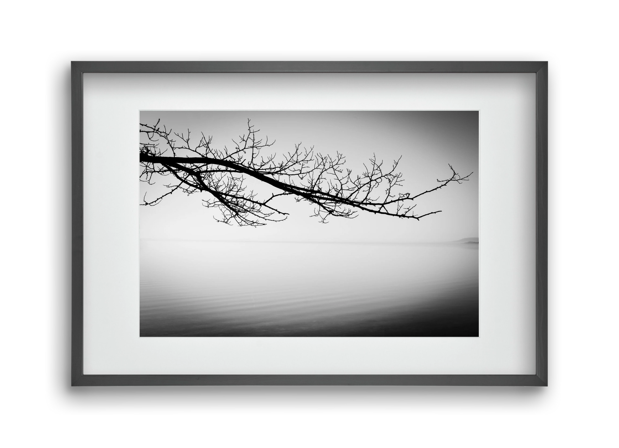 Sajkod, 45x30 cm (30x20 cm), Fekete keret, paszpartuval