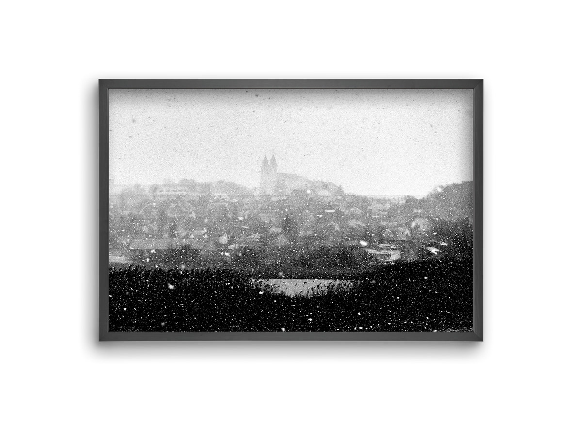 Tihany, 30x20 cm (30x20 cm), Fekete keret