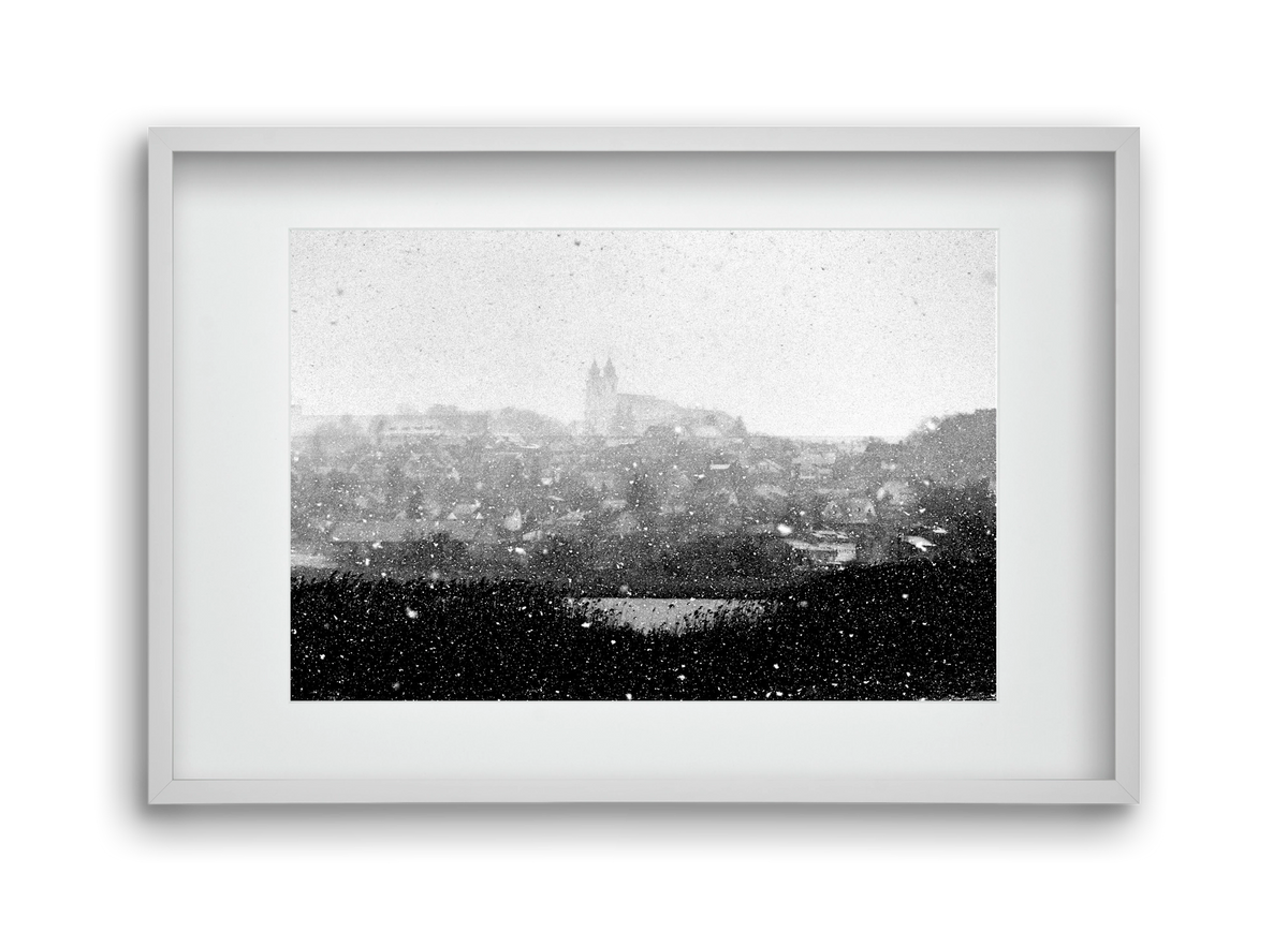 Tihany, 45x30 cm (30x20 cm), Fehér keret, paszpartuval