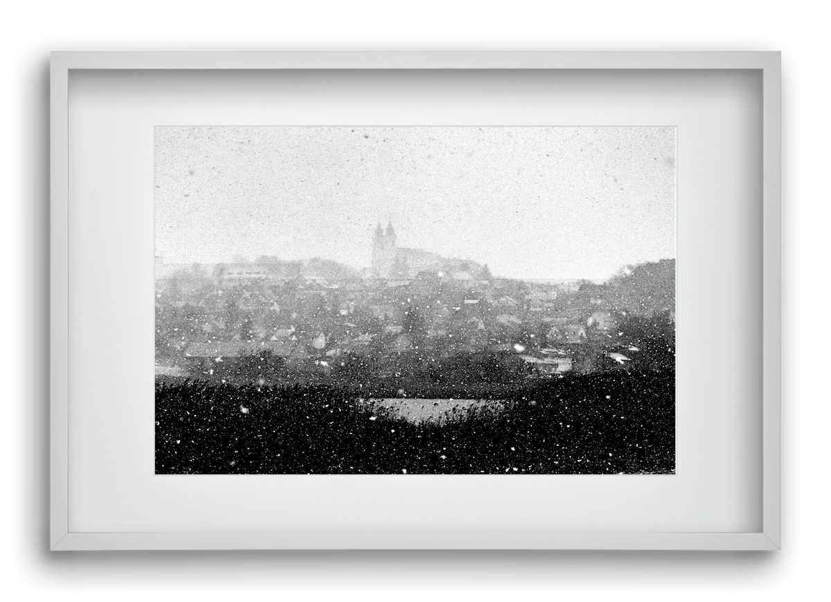 Tihany, 60x40 cm (45x30 cm), Fehér keret, paszpartuval