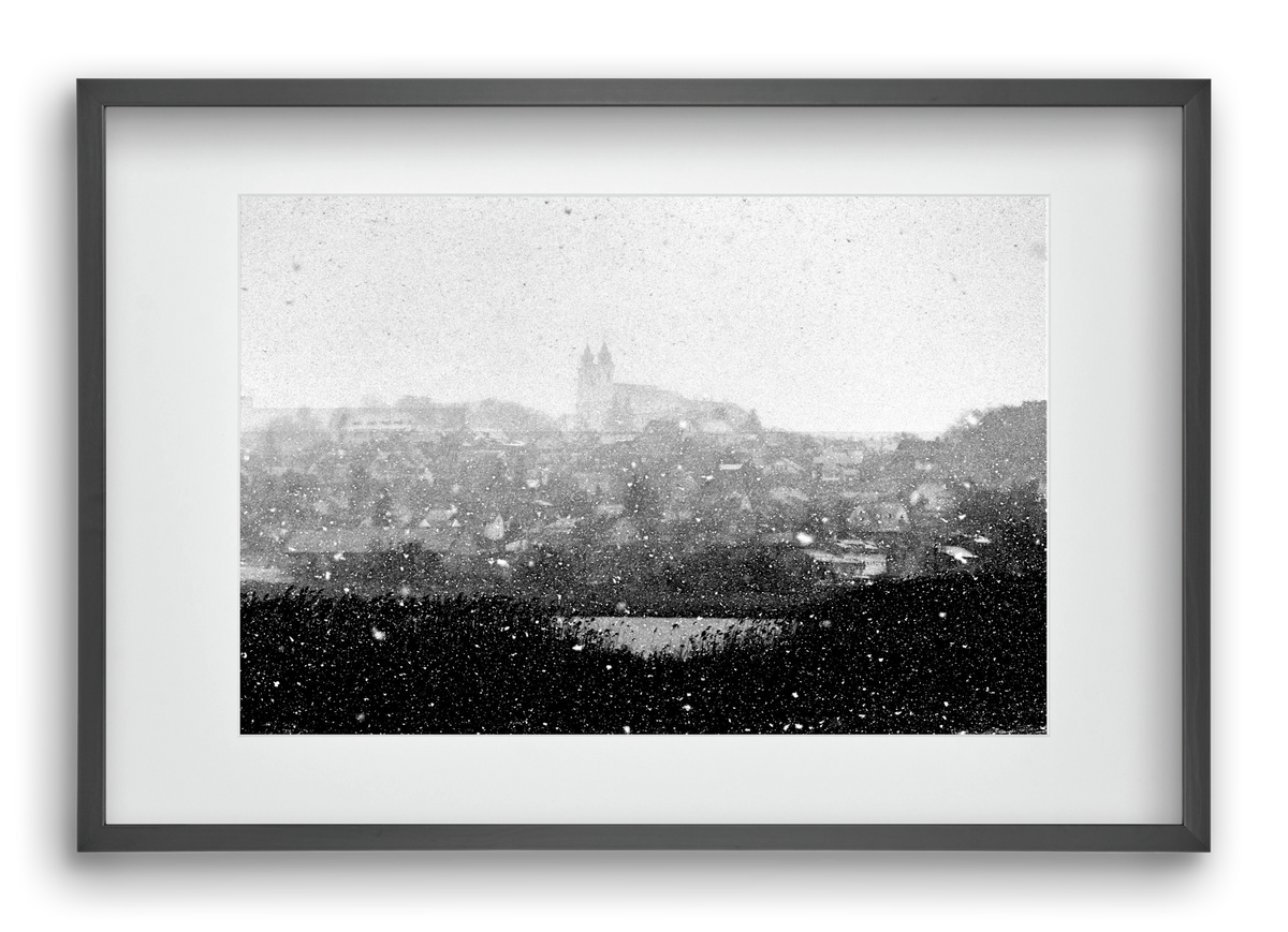 Tihany, 60x40 cm (45x30 cm), Fekete keret, paszpartuval