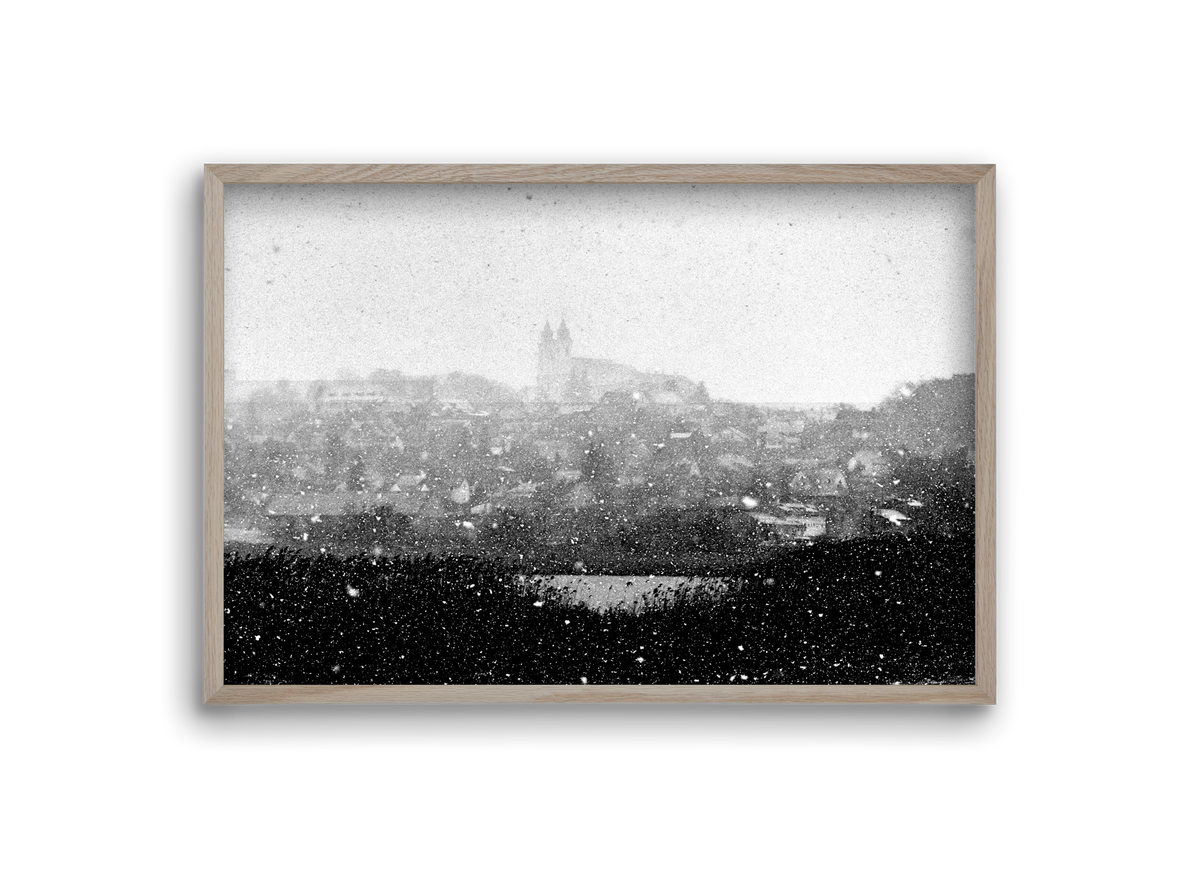 Tihany, 30x20 cm (30x20 cm), Tölgy keret