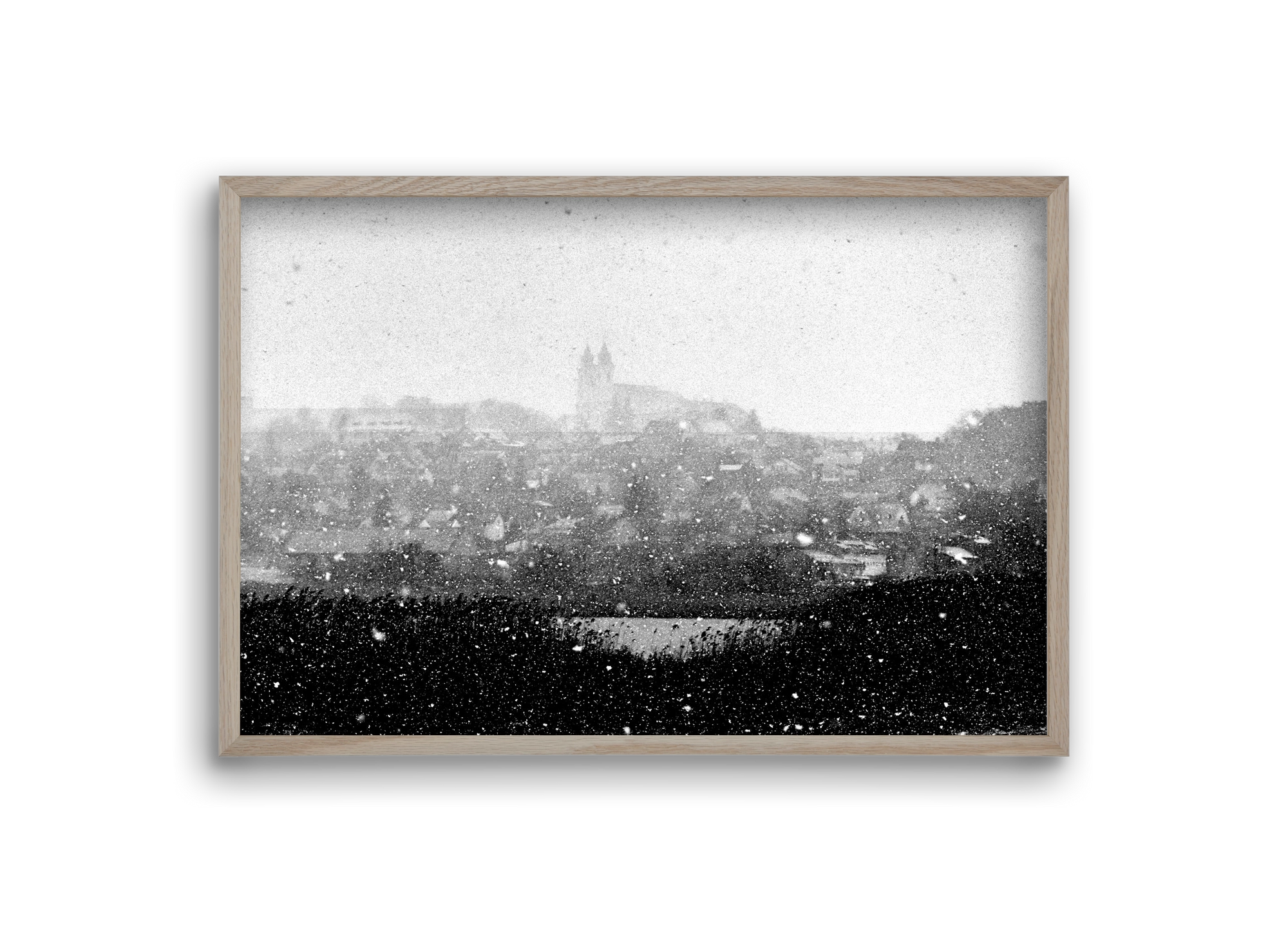 Tihany, 30x20 cm (30x20 cm), Tölgy keret