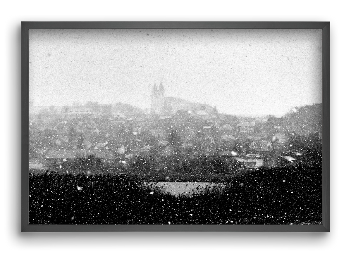 Tihany, 60x40 cm (60x40 cm), Fekete keret