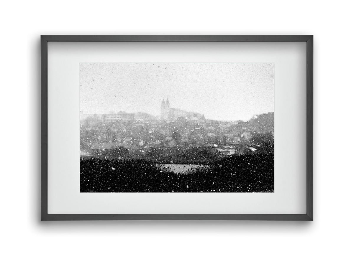 Tihany, 45x30 cm (30x20 cm), Fekete keret, paszpartuval