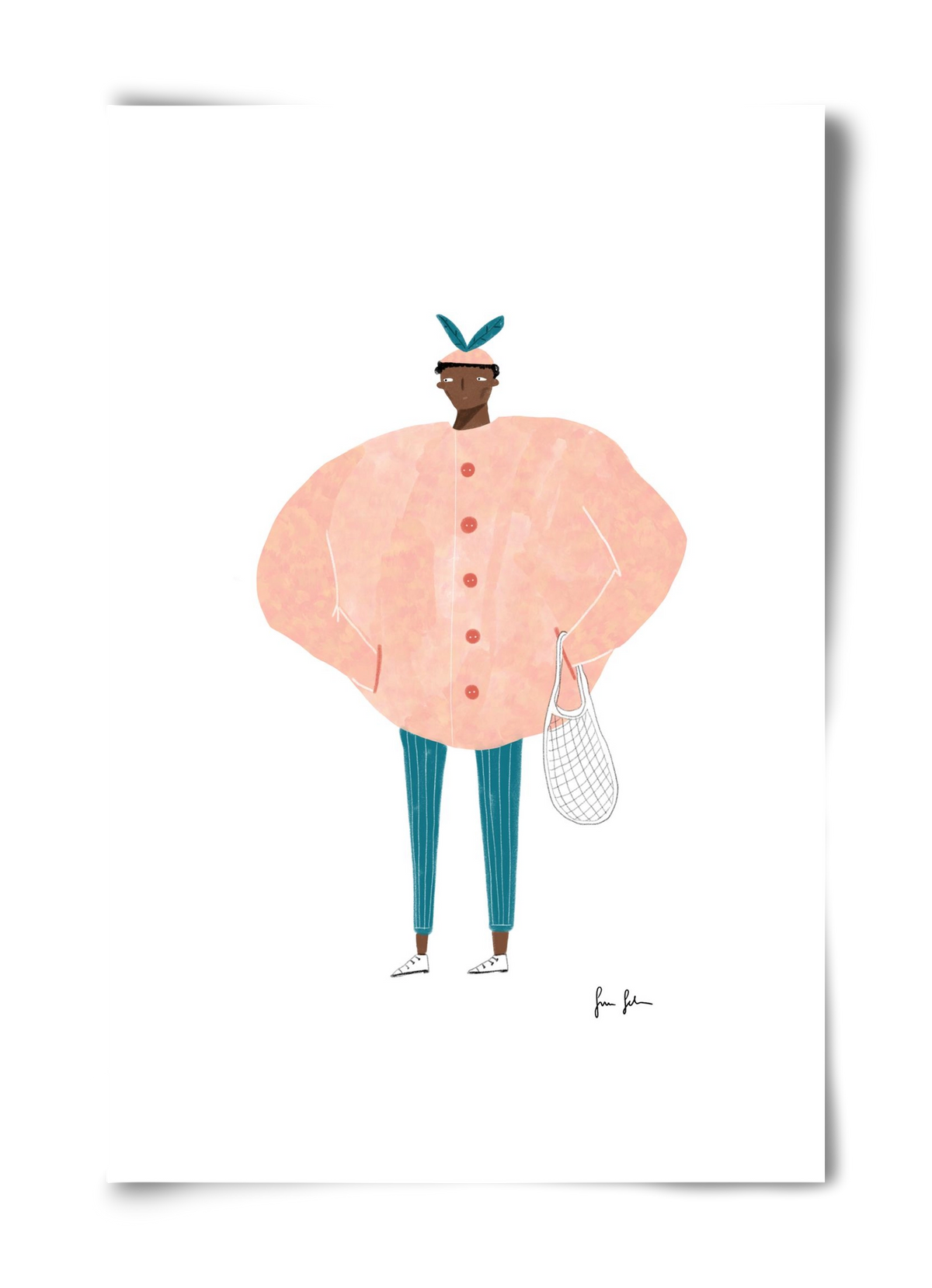 Boris bevásárolni megy, 40x60 cm, Keret nélkül