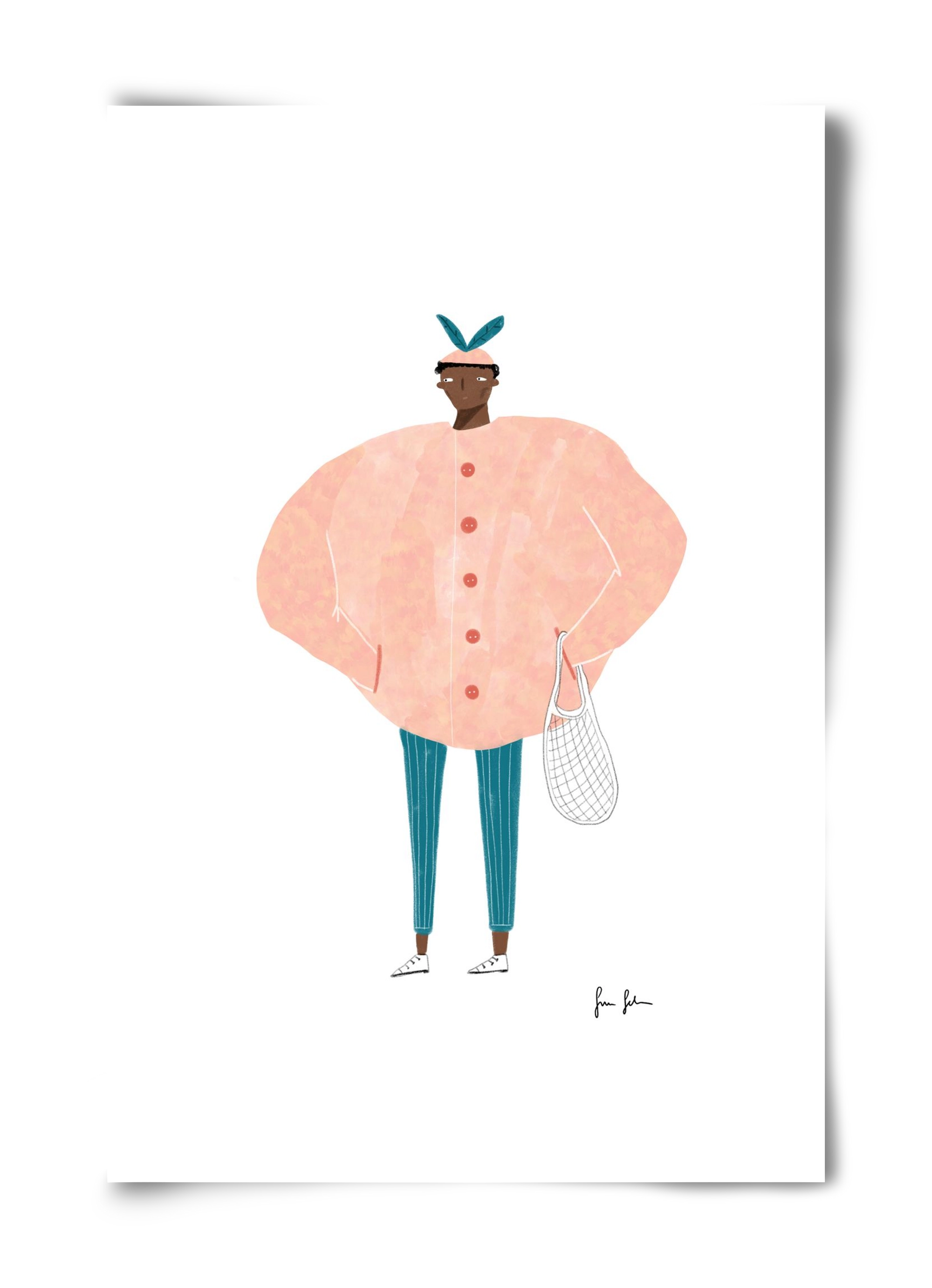 Boris bevásárolni megy, 40x60 cm, Keret nélkül