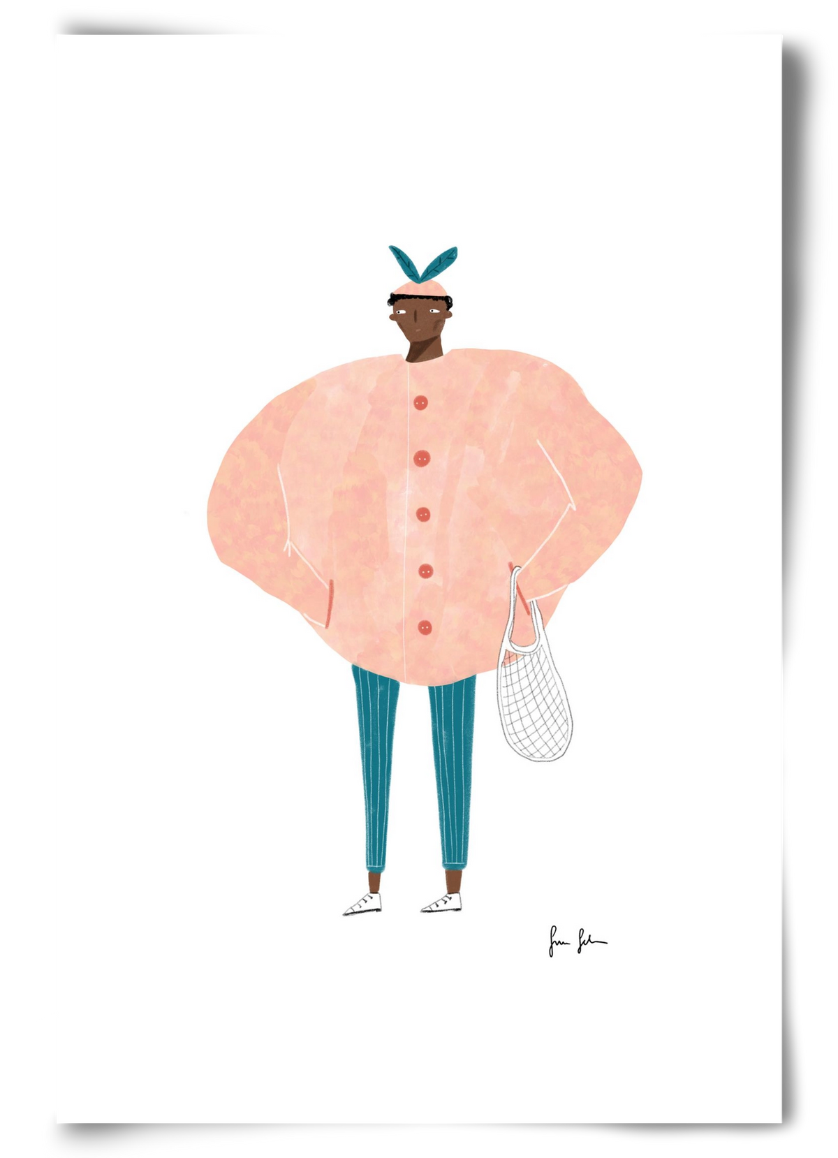 Boris bevásárolni megy, 60x90 cm, Keret nélkül