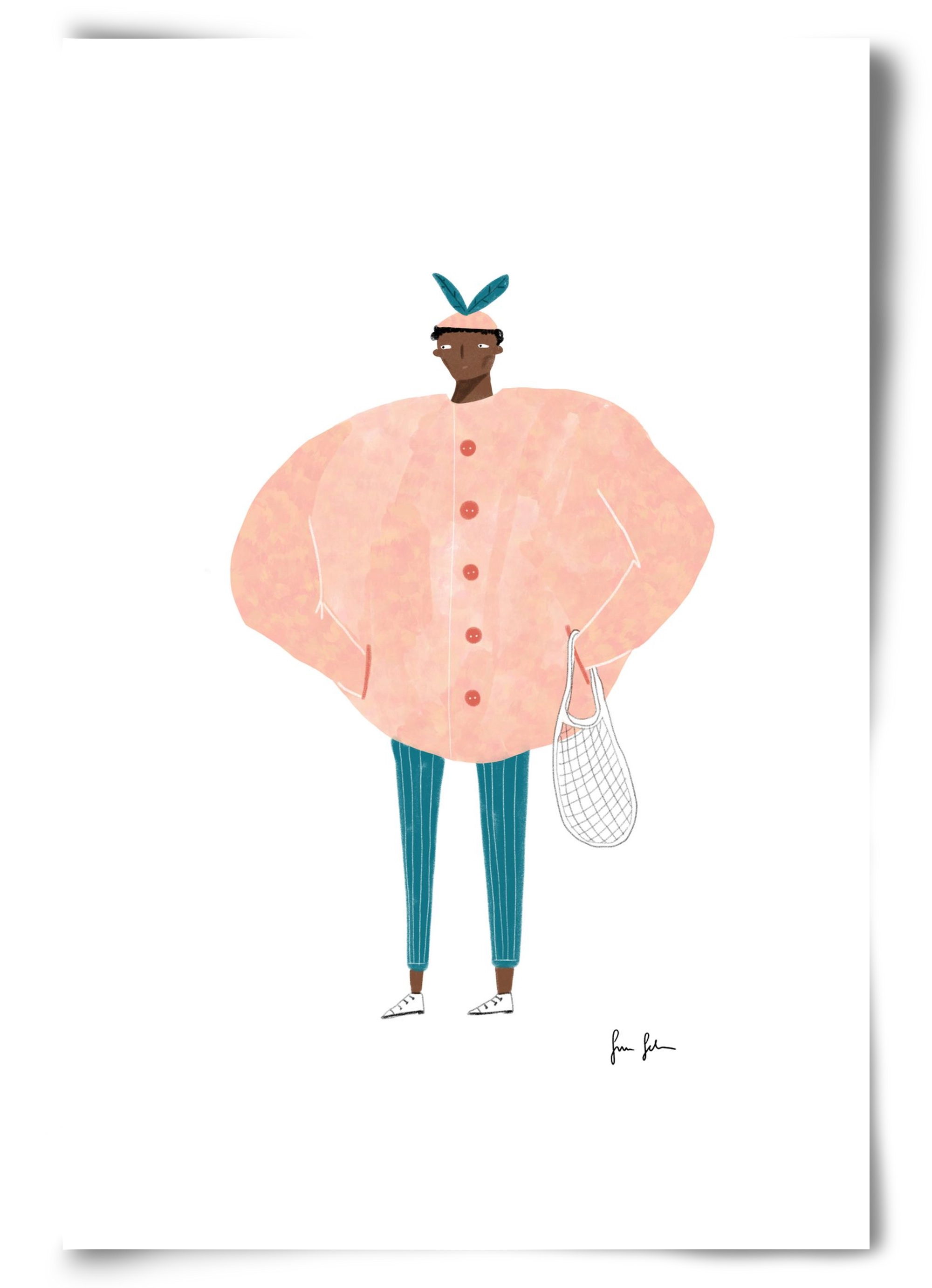 Boris bevásárolni megy, 60x90 cm, Keret nélkül