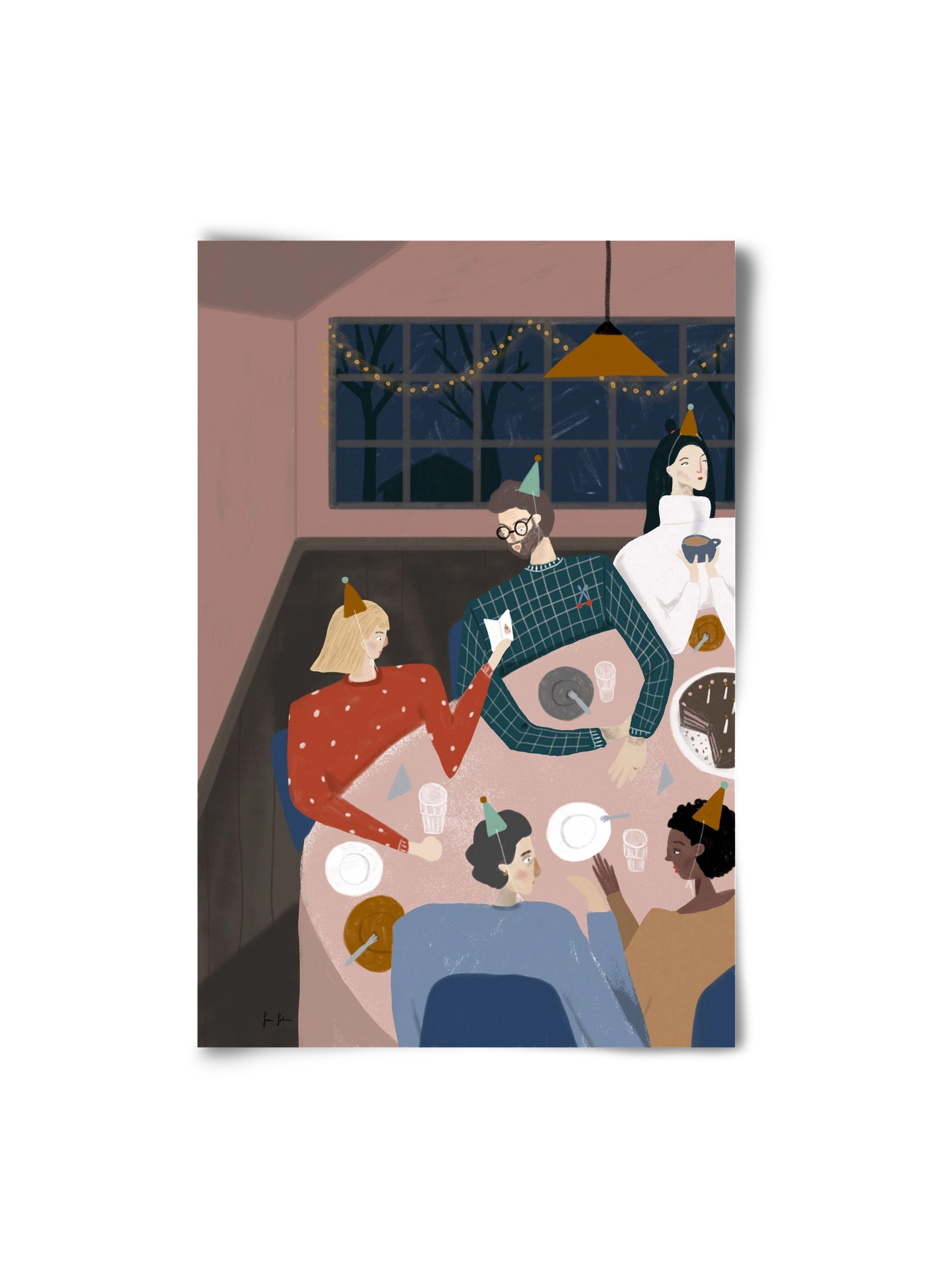 Szülinapozás, 20x30 cm, Keret nélkül