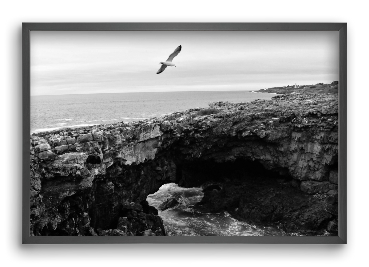 Inferno , 60x40 cm (60x40 cm), Fekete keret