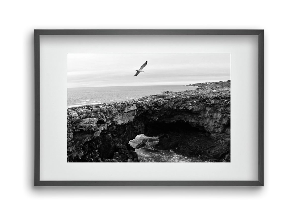 Inferno , 45x30 cm (30x20 cm), Fekete keret, paszpartuval