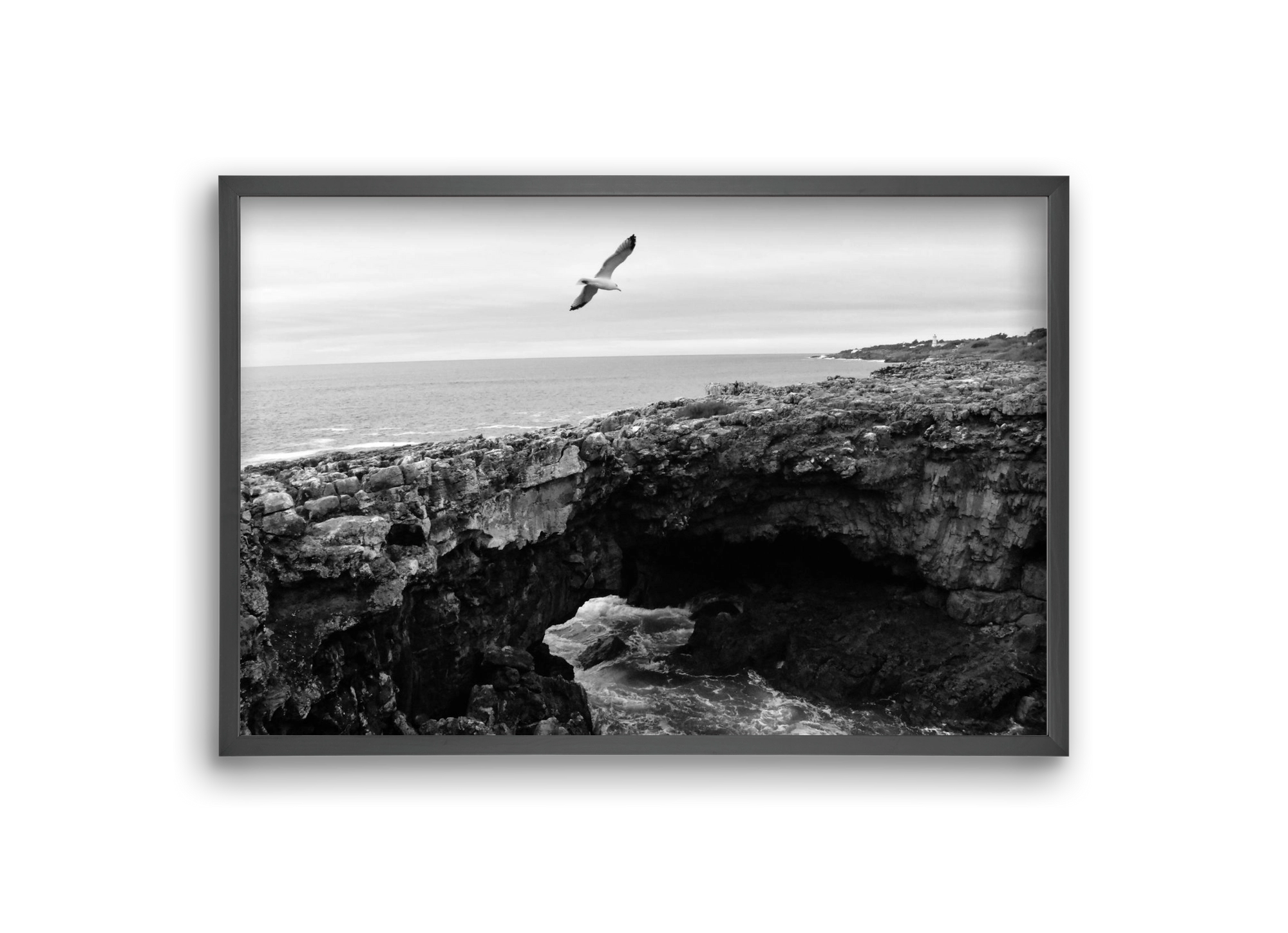 Inferno , 30x20 cm (30x20 cm), Fekete keret