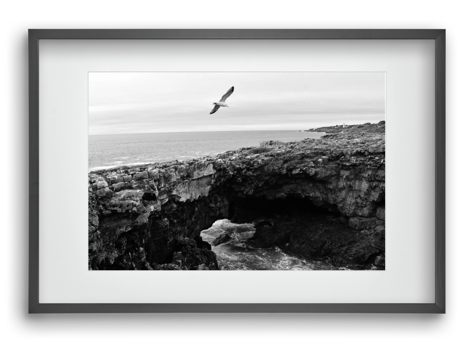 Inferno , 60x40 cm (45x30 cm), Fekete keret, paszpartuval