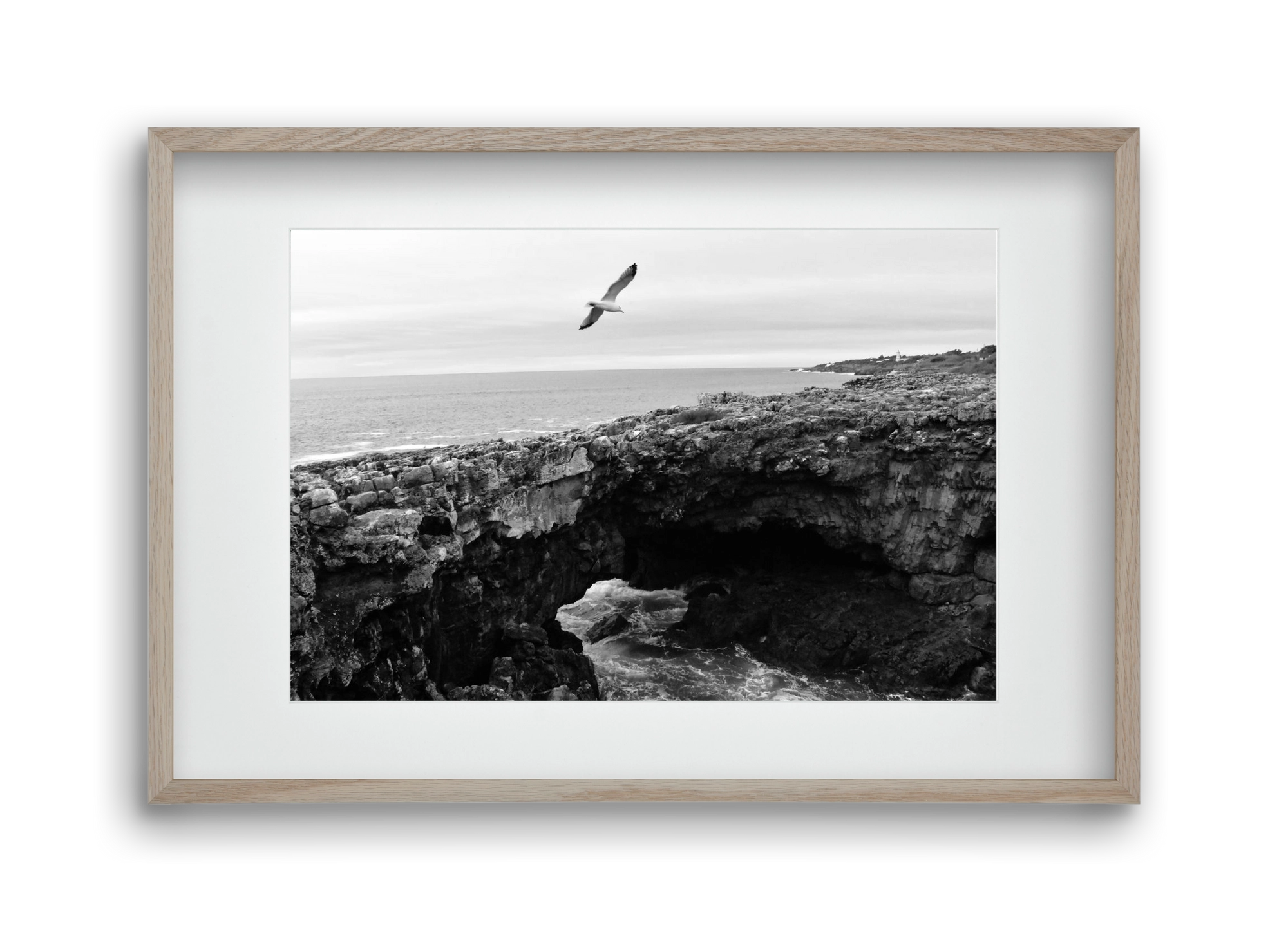 Inferno , 45x30 cm (30x20 cm), Tölgy keret, paszpartuval