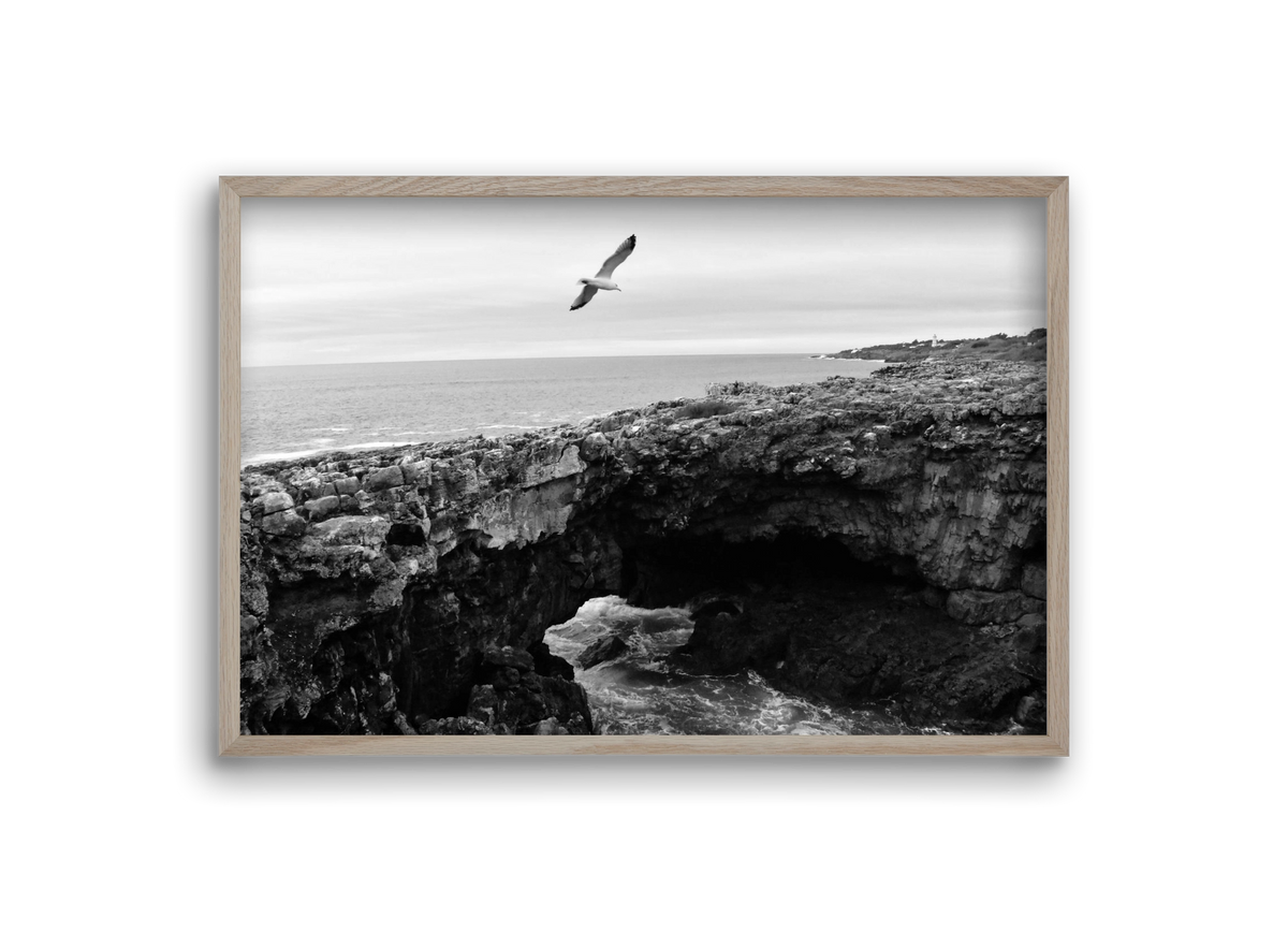 Inferno , 30x20 cm (30x20 cm), Tölgy keret