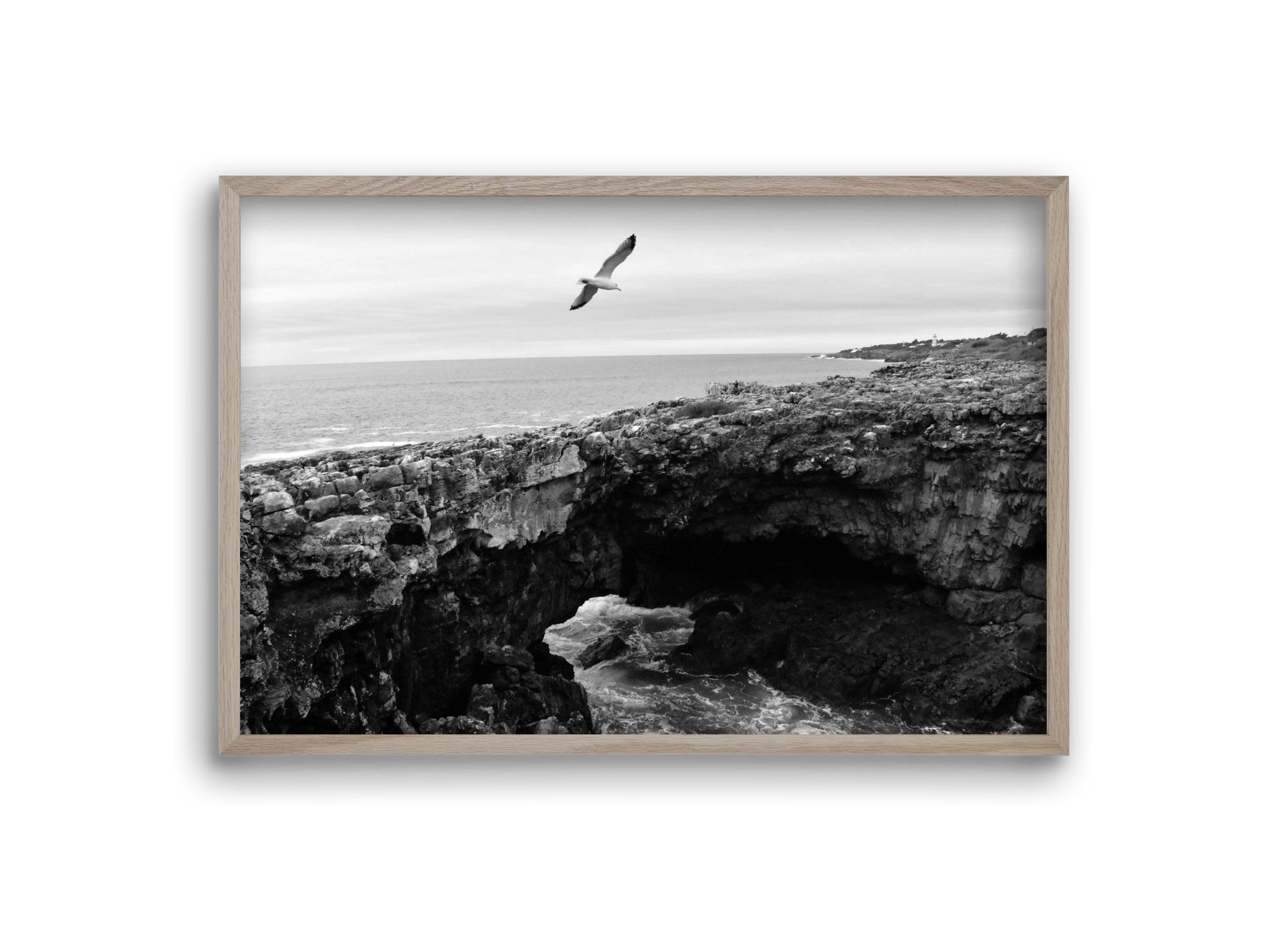 Inferno , 30x20 cm (30x20 cm), Tölgy keret