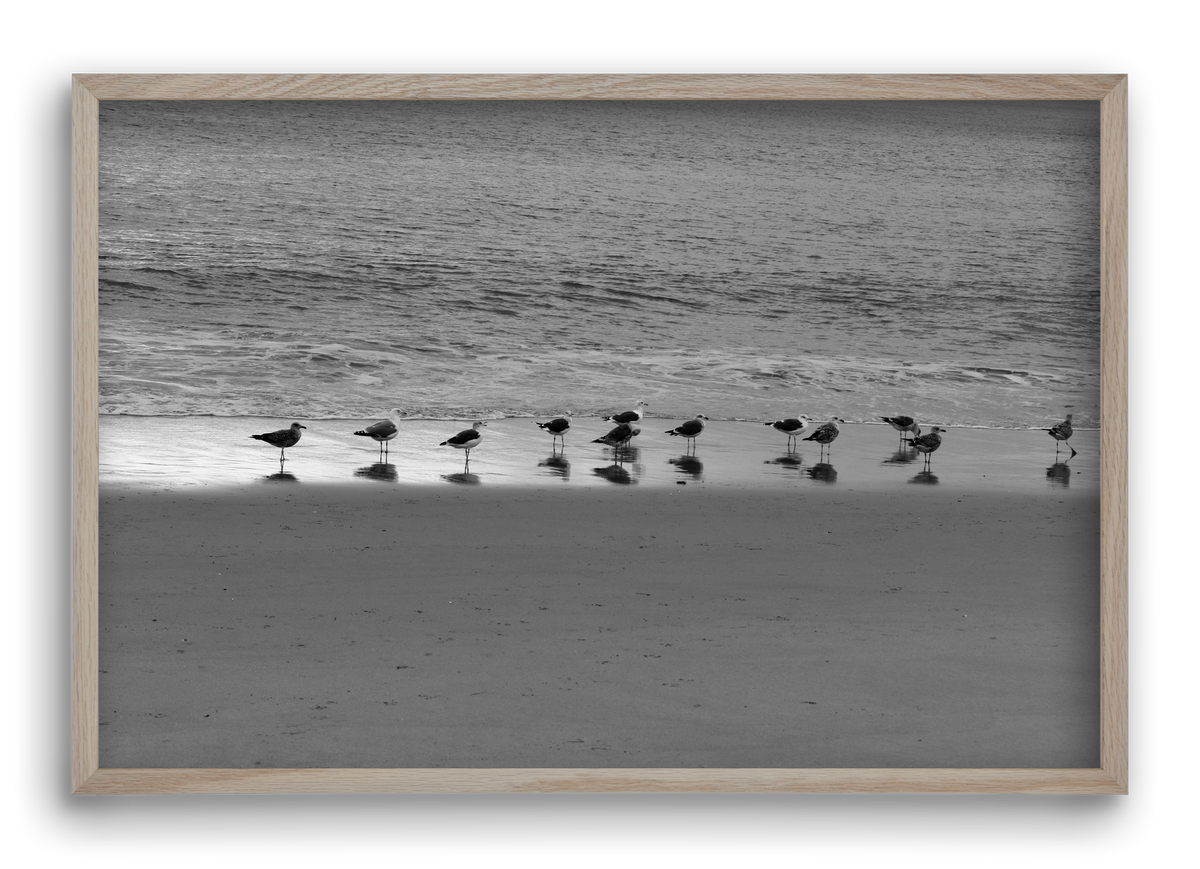 Silver part, 60x40 cm (60x40 cm), Tölgy keret