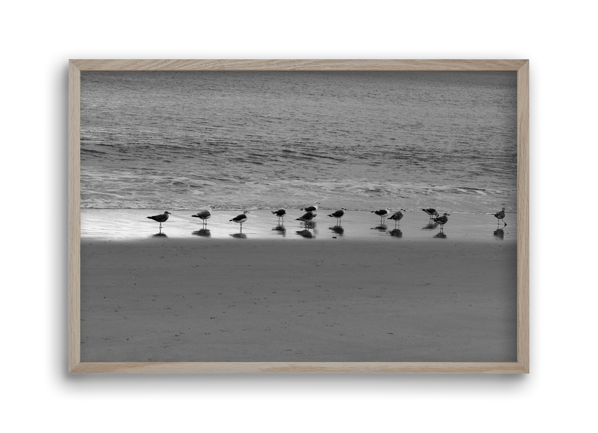 Silver part, 45x30 cm (45x30 cm), Tölgy keret