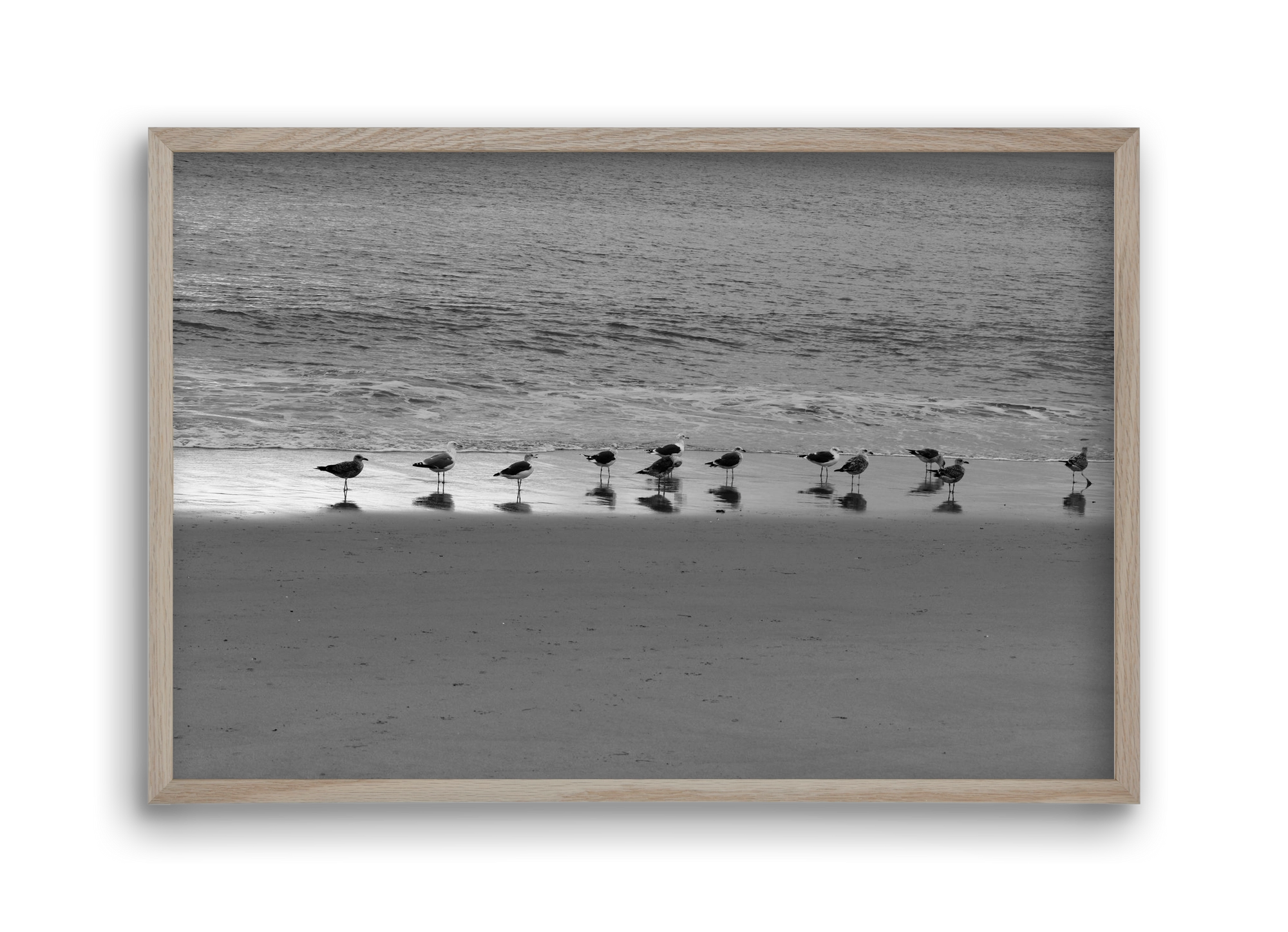 Silver part, 45x30 cm (45x30 cm), Tölgy keret